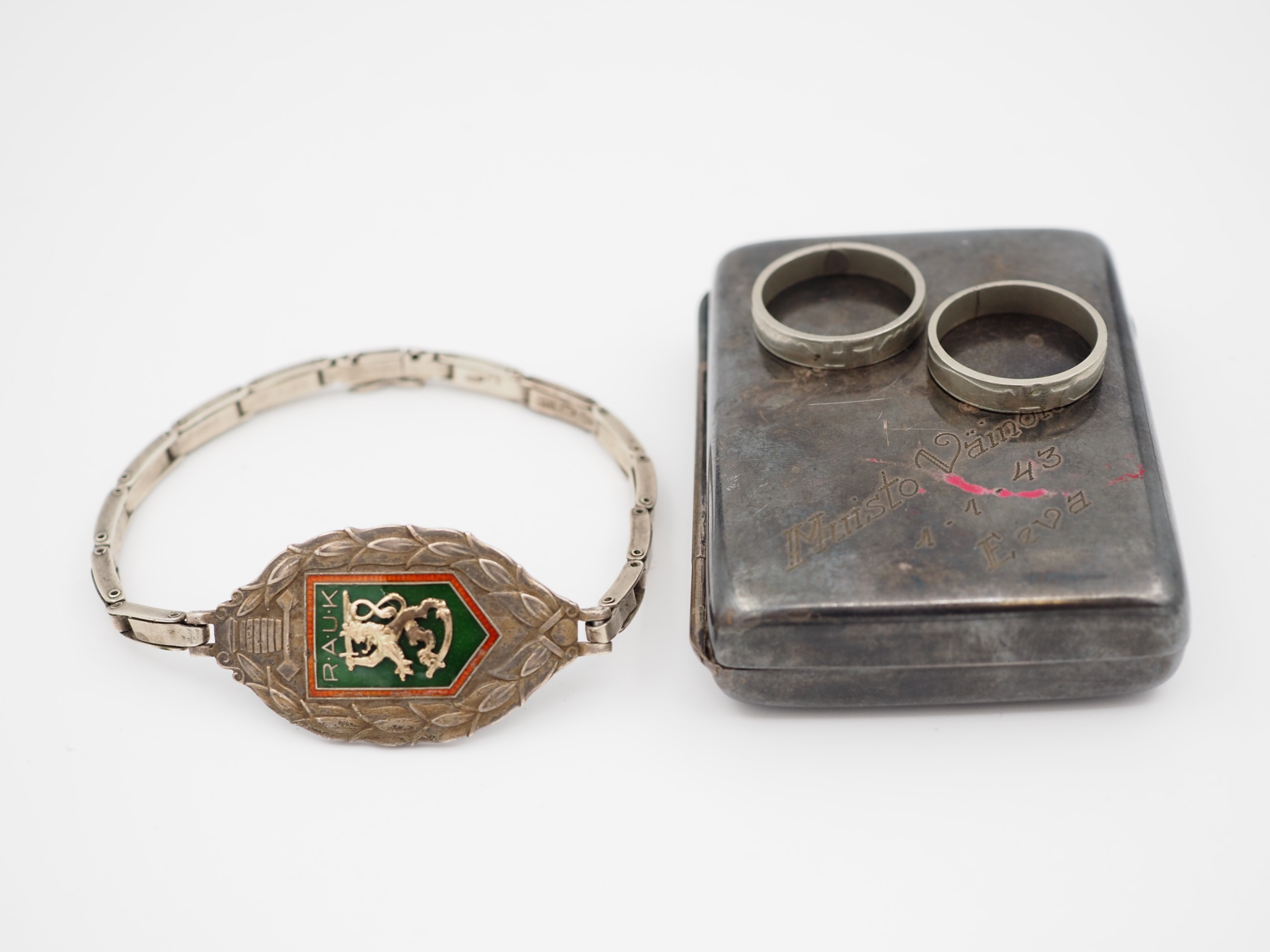 Kurssiranneke, Sormukset