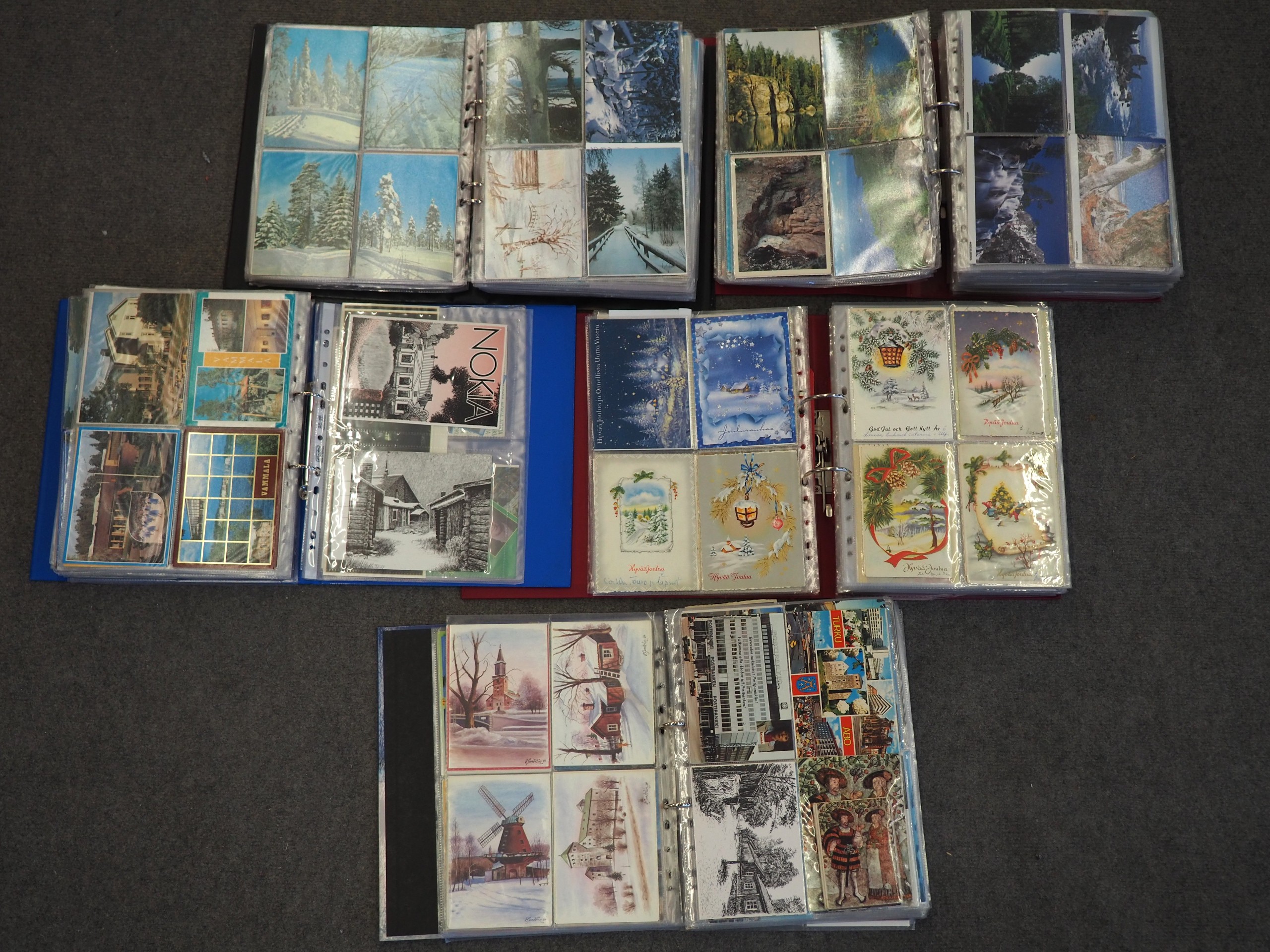 Paikkakuntakortit ym.