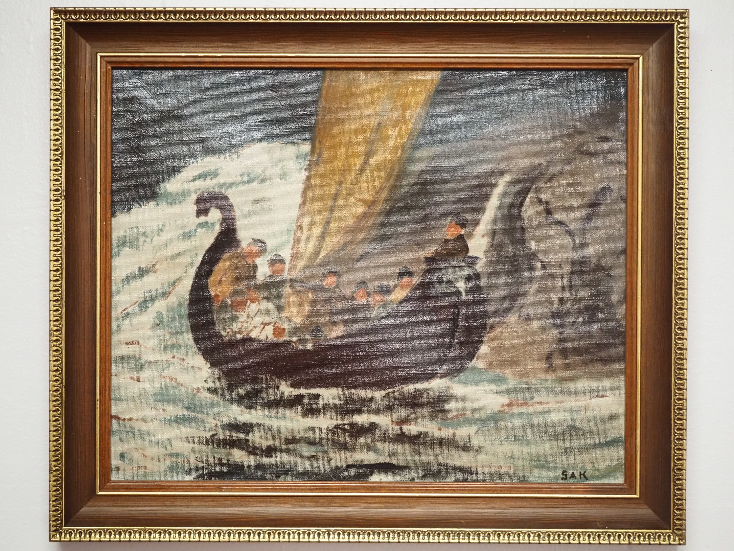 Maalaus signeerattu S.A.K