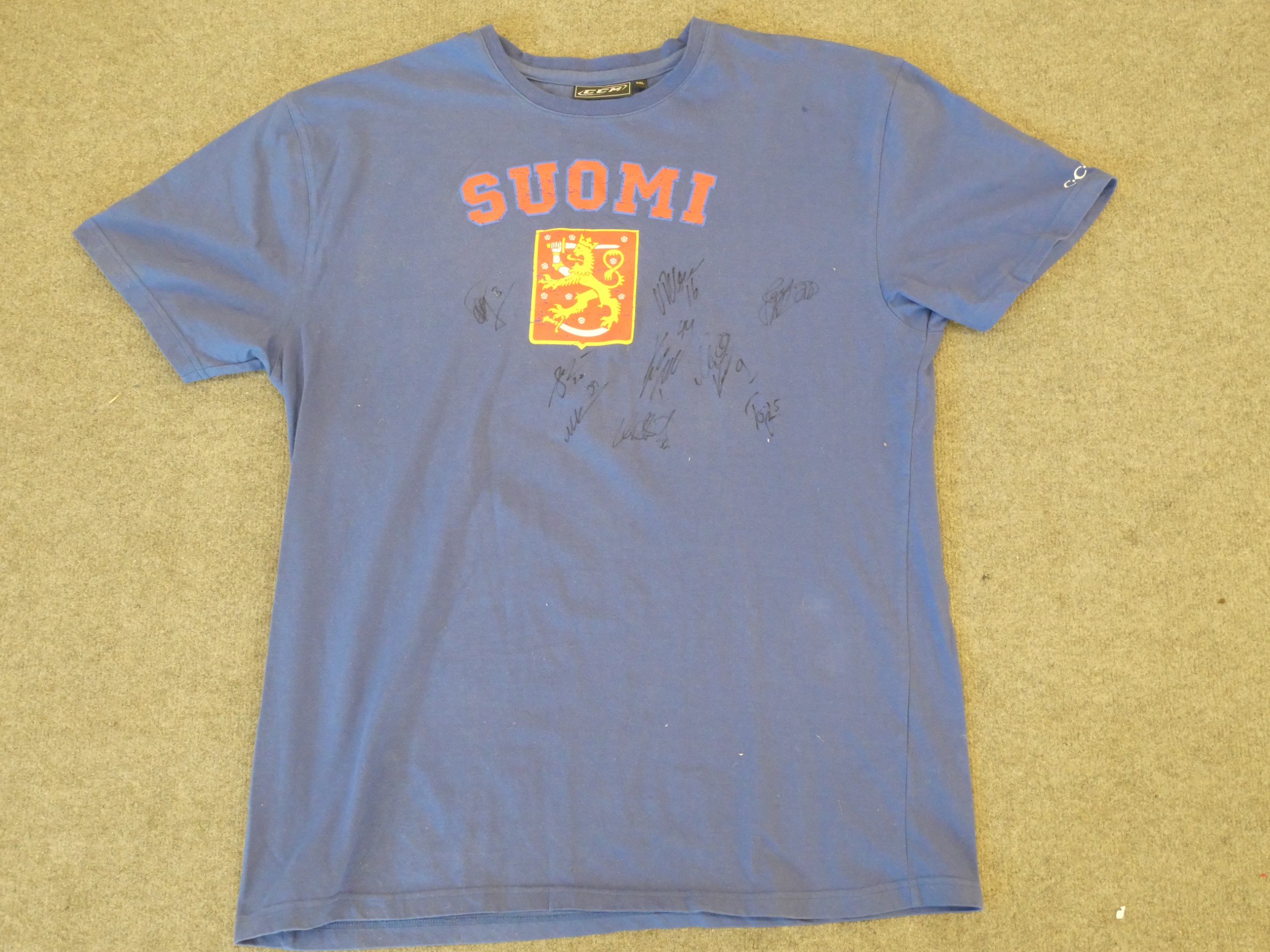 Leijonat t-paita nimikirjoituksilla