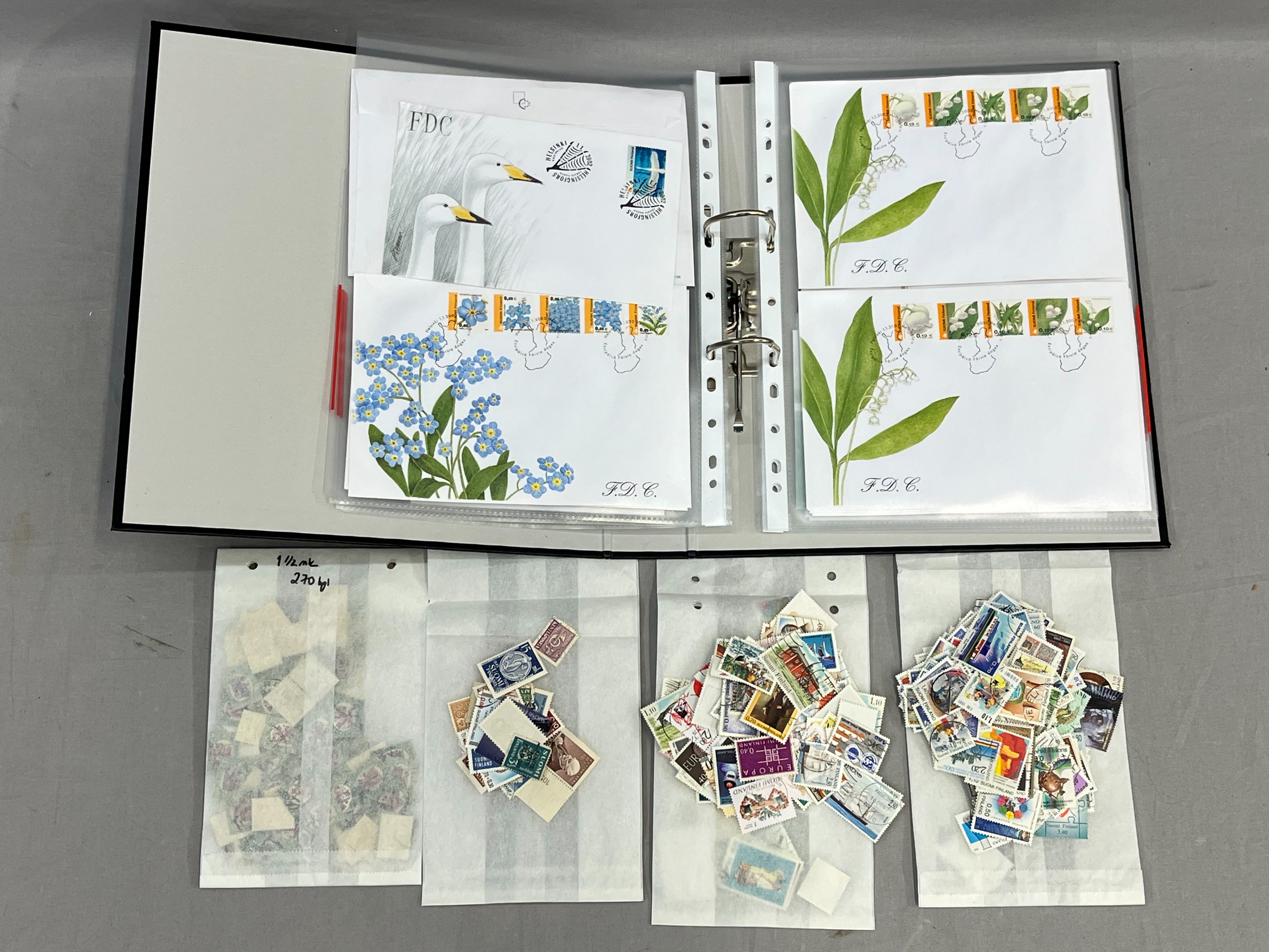 Postimerkit, FDC-kuoret ym