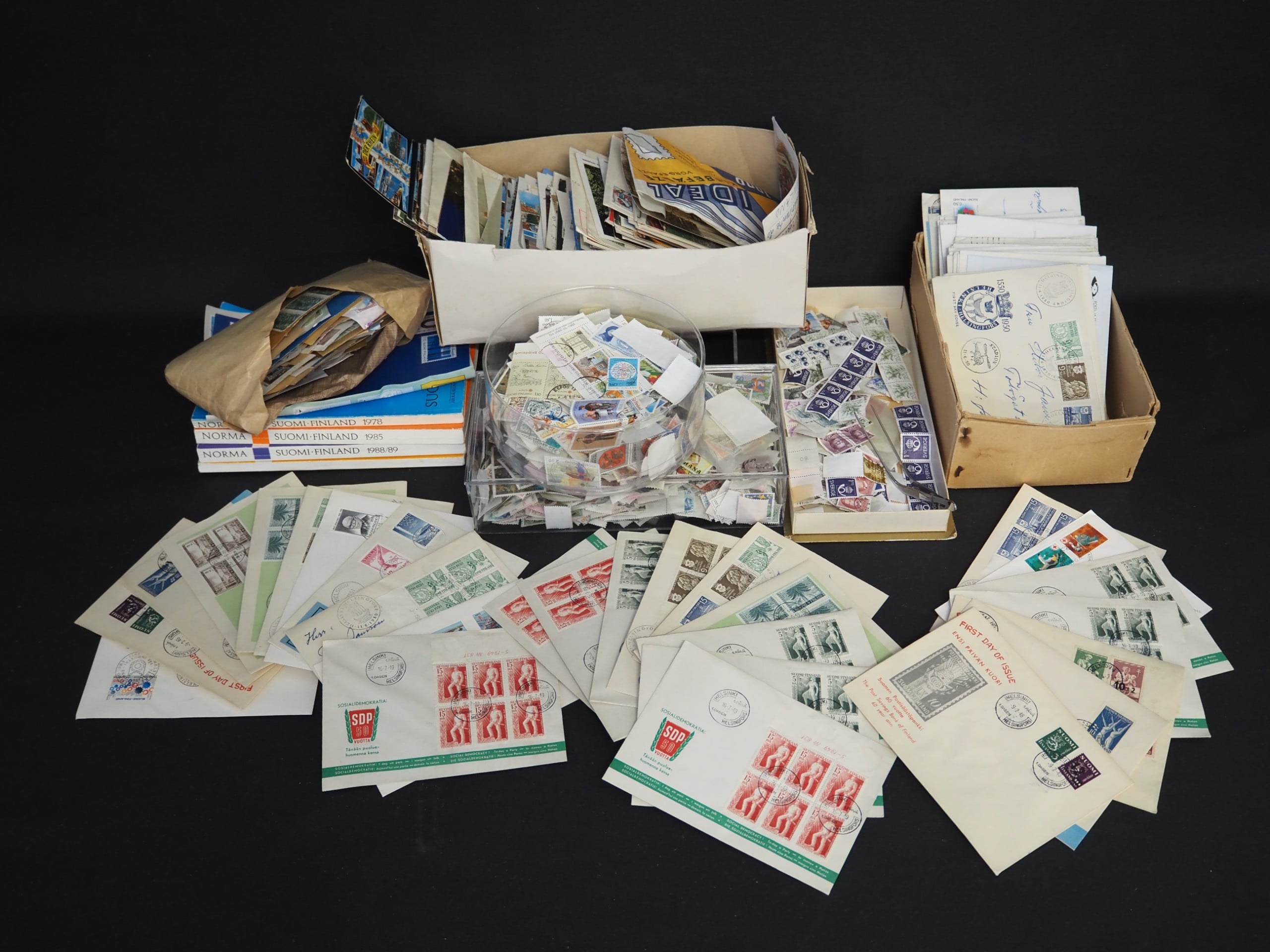 Postimerkit ja FDC-kuoret - Huutokauppa Ekman