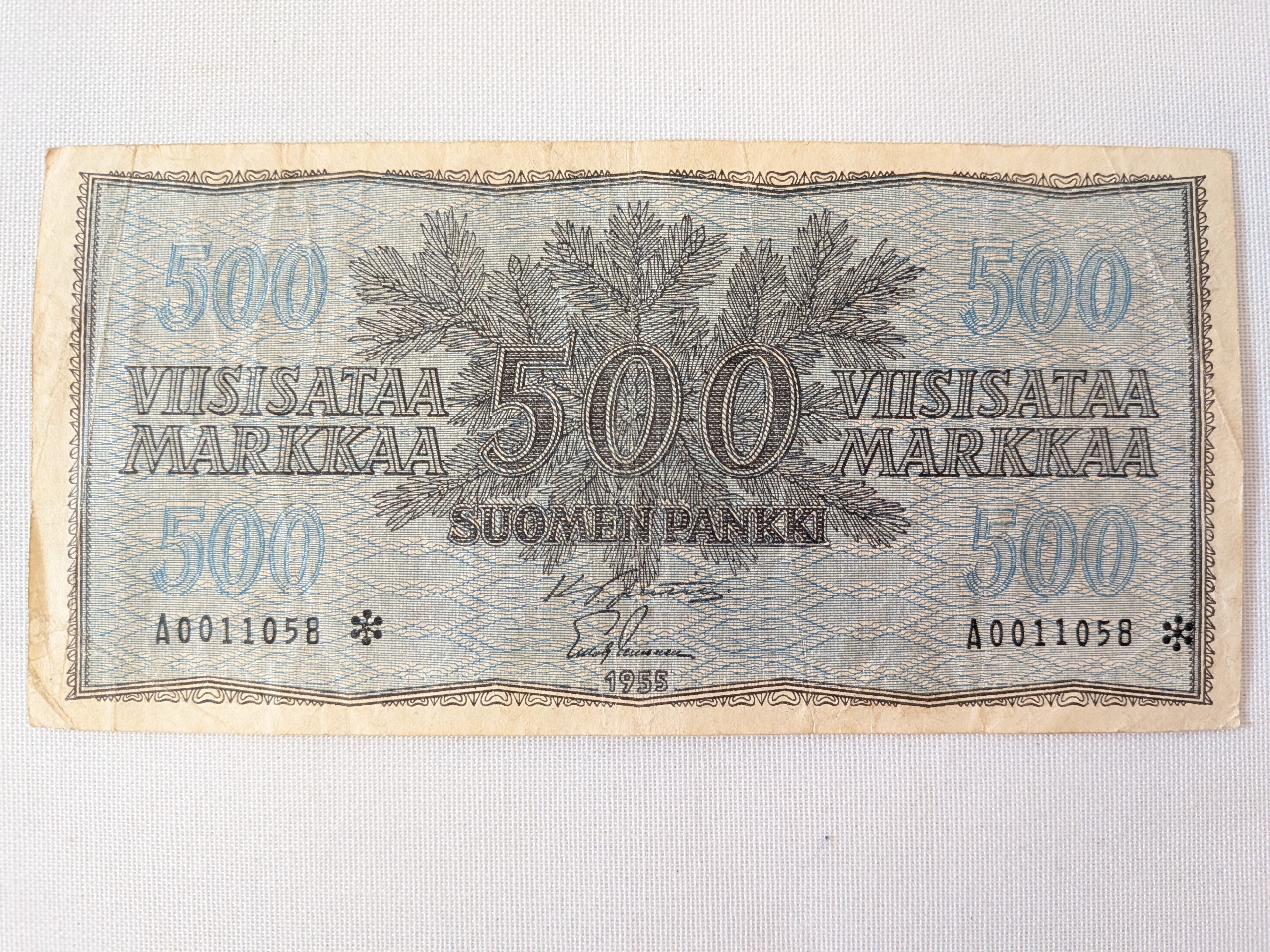 500mk tähtiseteli - Huutokauppa Ekman