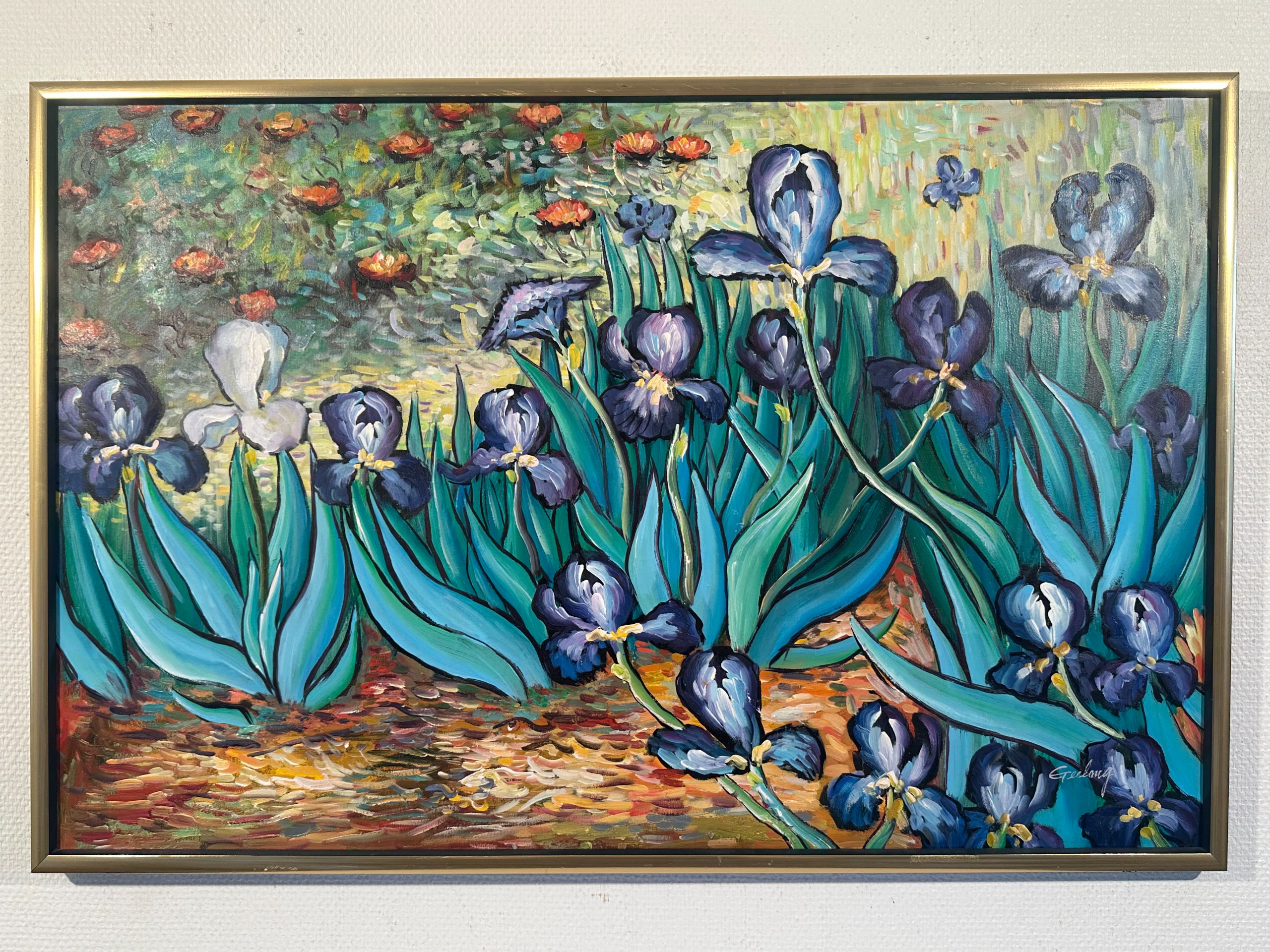 Kukkamaalaus - Huutokauppa Ekman