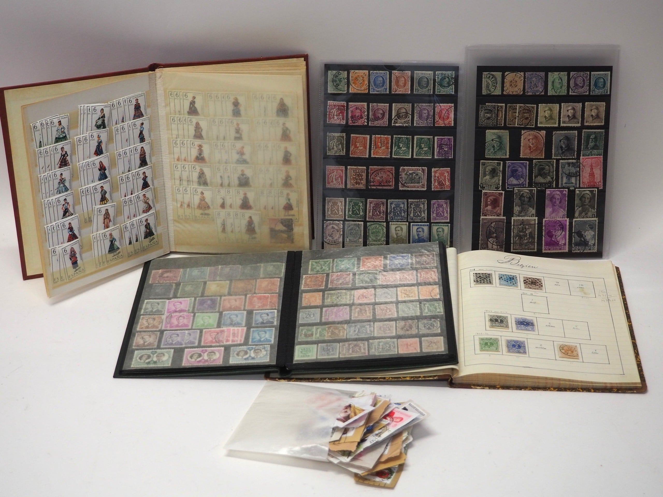 Belgialaiset postimerkit - Huutokauppa Ekman