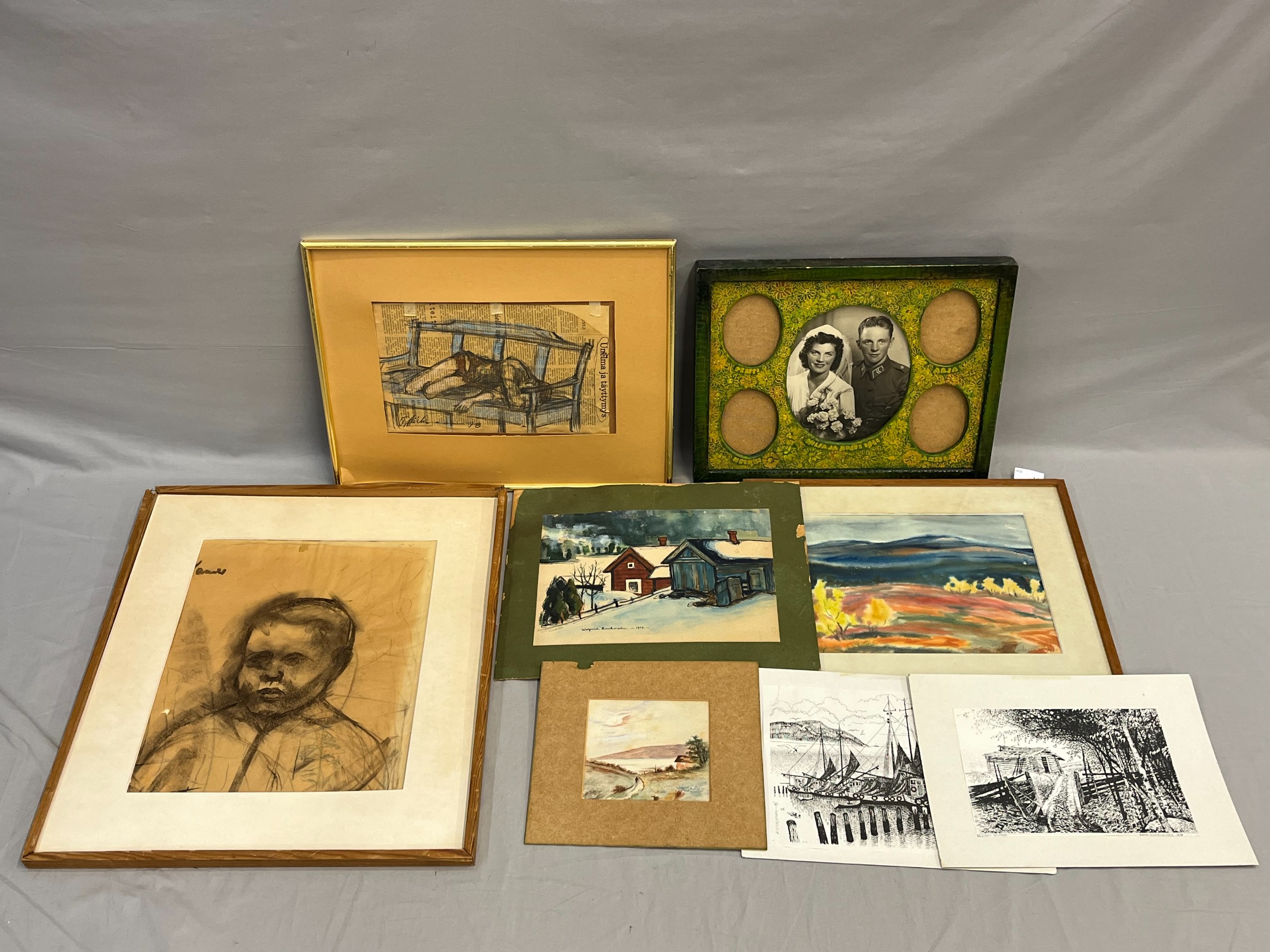 Teokset, kehykset - Huutokauppa Ekman