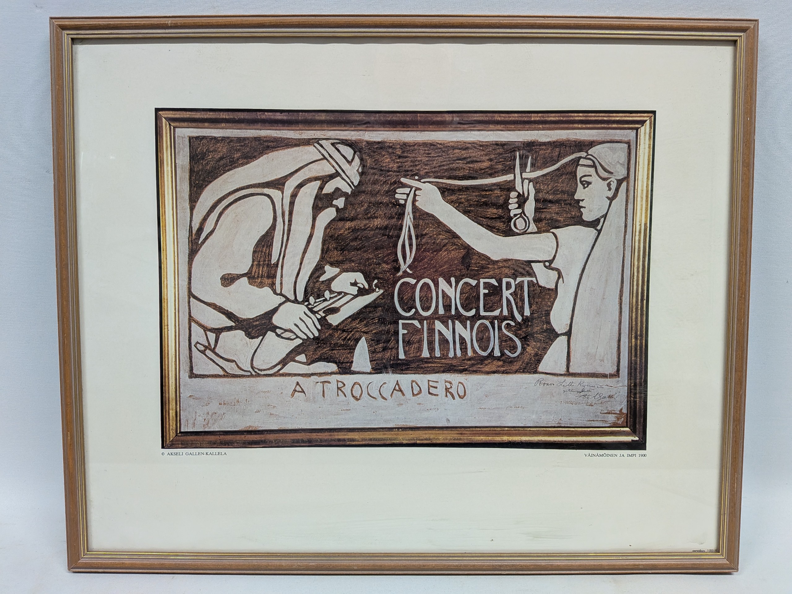 Akseli Gallen-Kallela - Huutokauppa Ekman