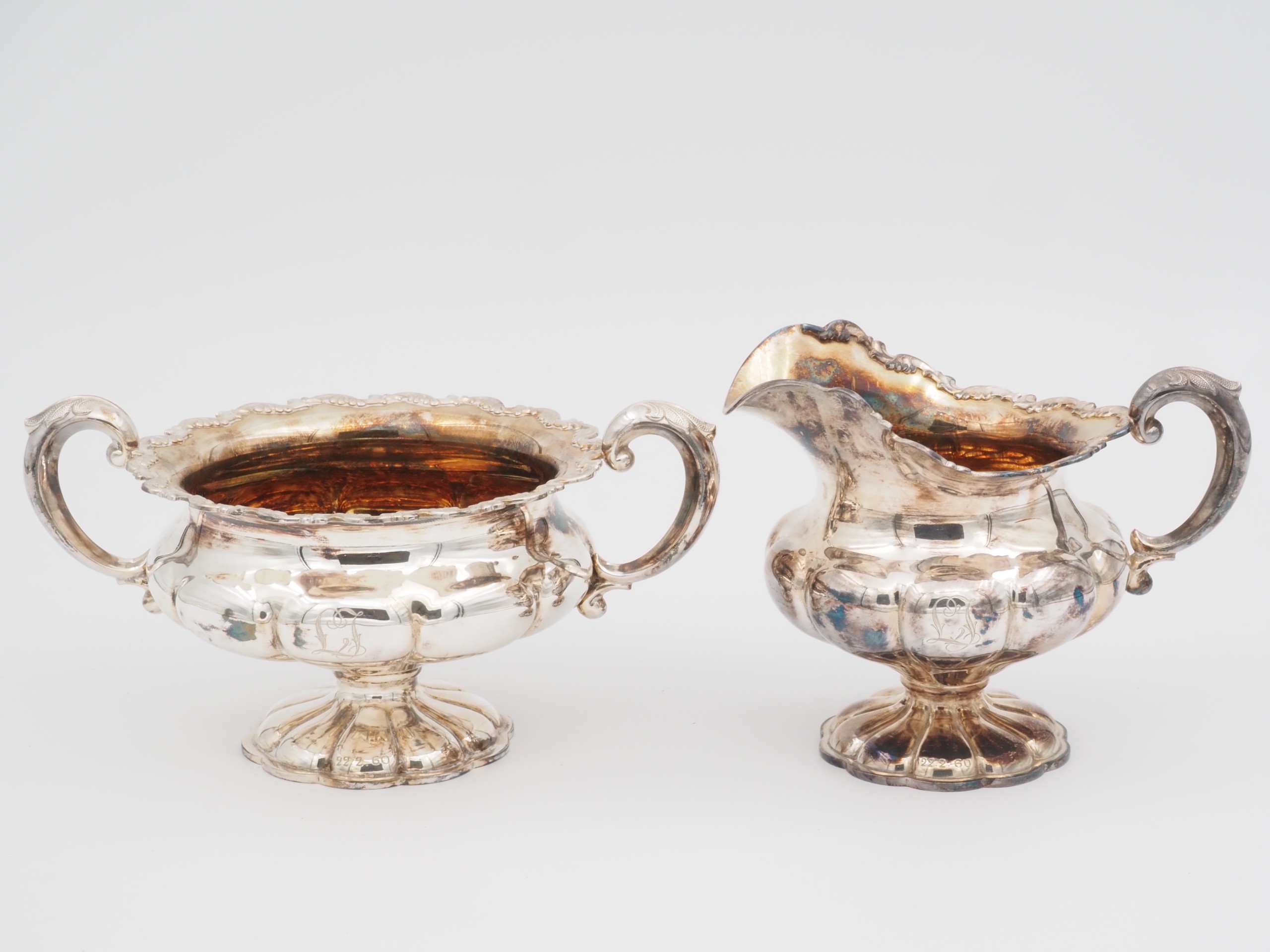 Hopea sokerikko ja kermakko - Huutokauppa Ekman