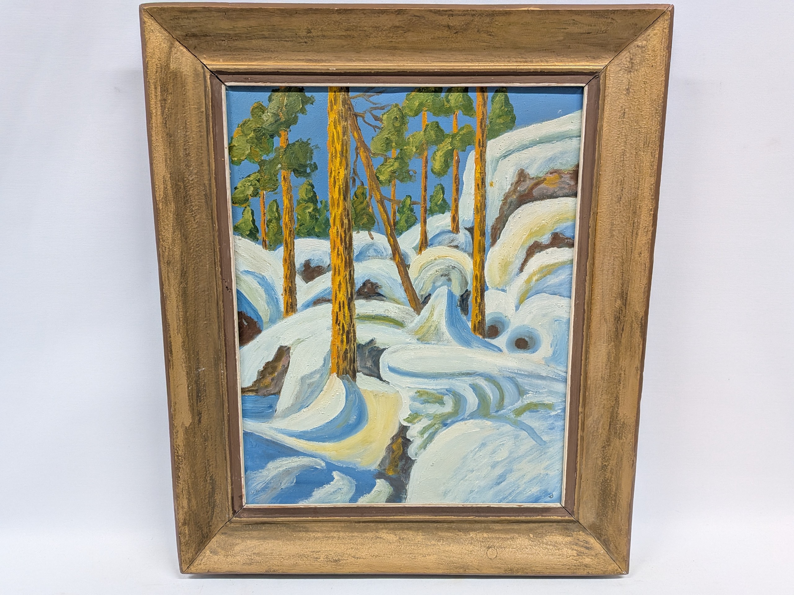 Maalaus - Huutokauppa Ekman