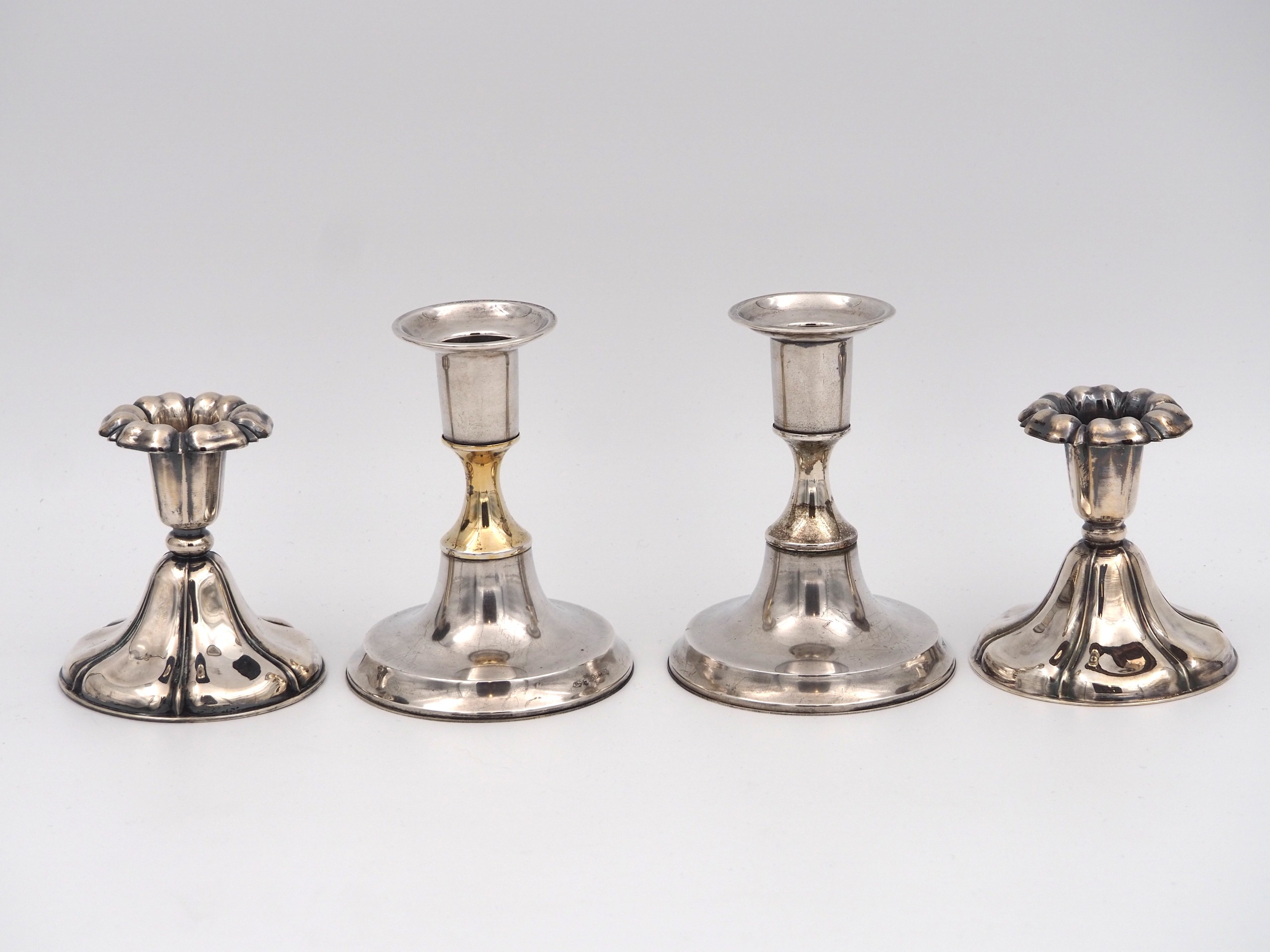 Hopea kynttilänjalat - Huutokauppa Ekman