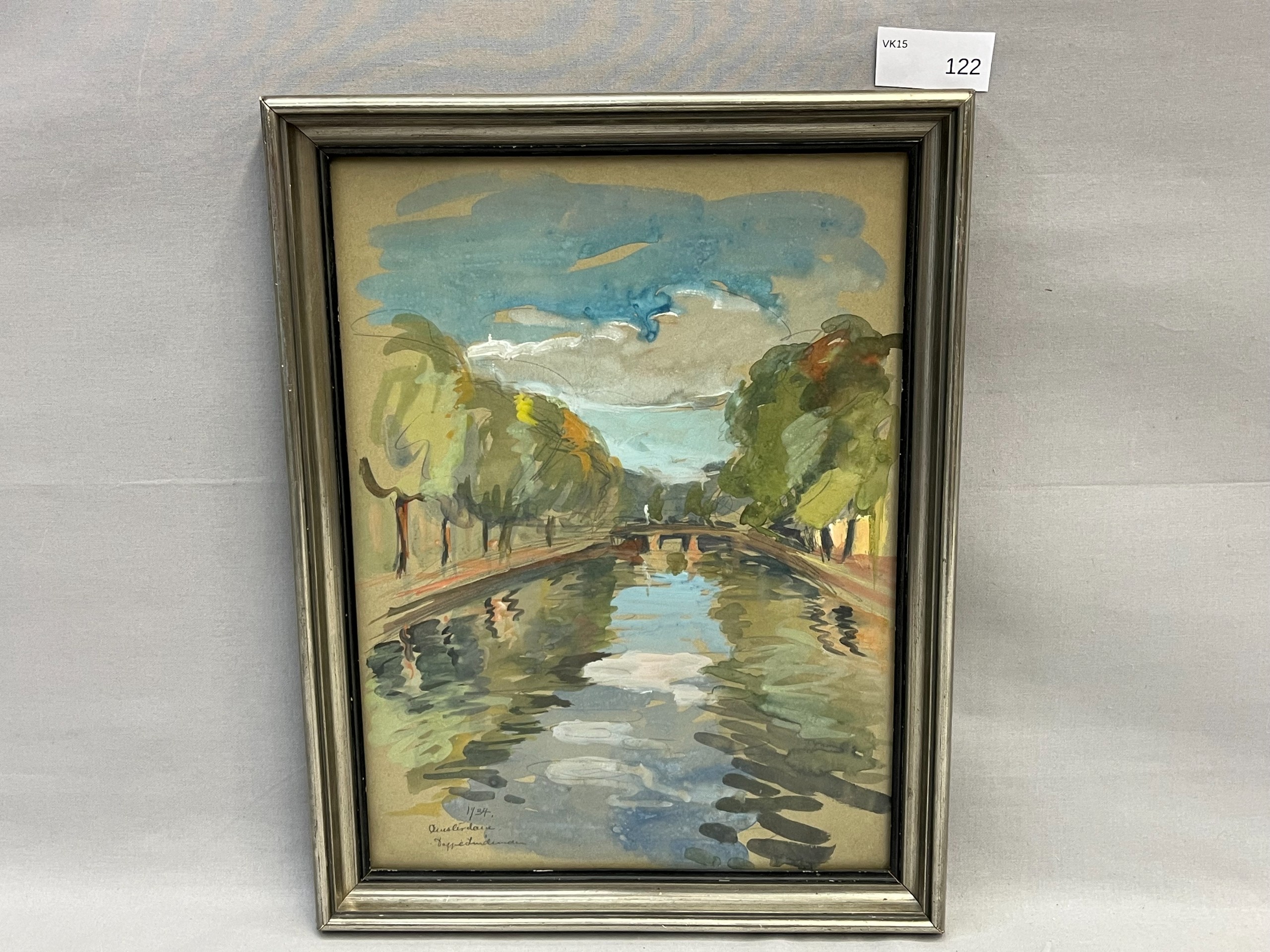 Signeerattu maalaus - Huutokauppa Ekman