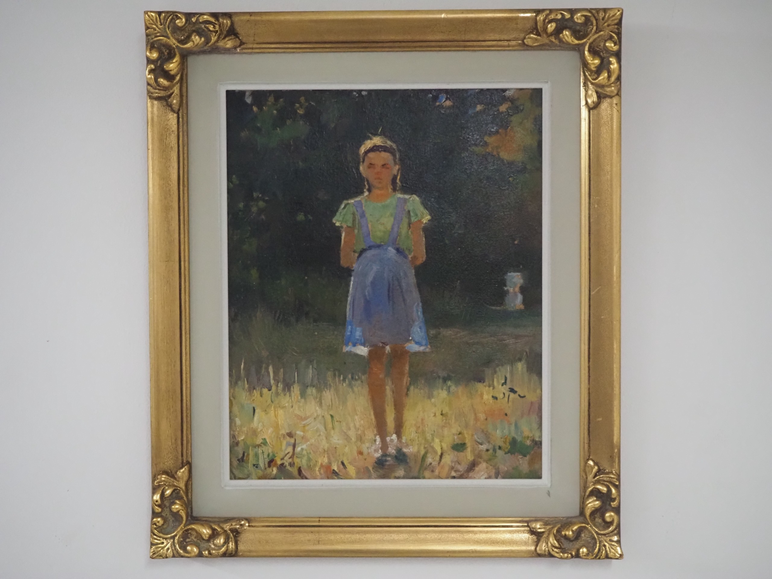 Vanha maalaus - Huutokauppa Ekman