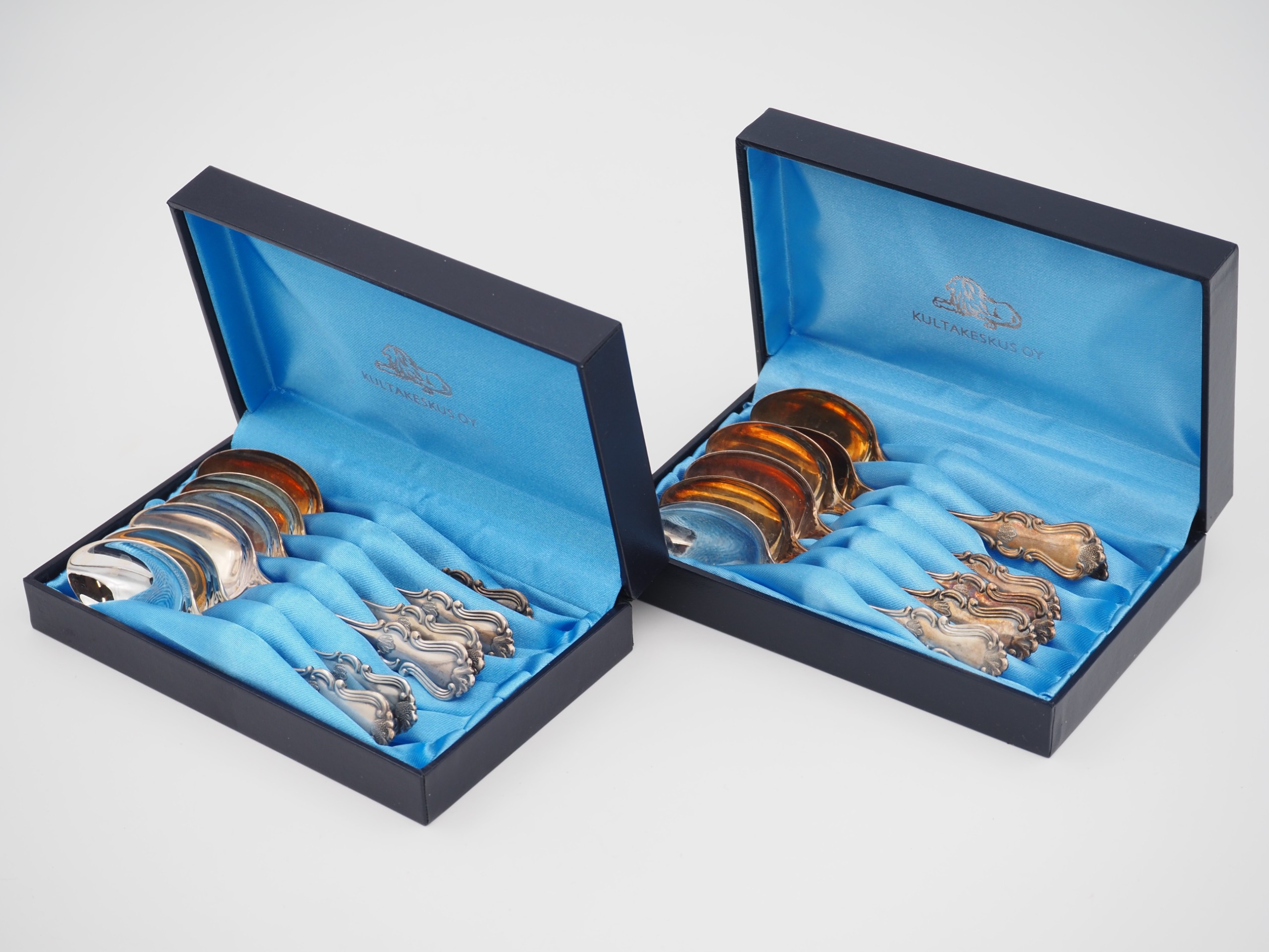 Romantiikka hopea kahvilusikat - Huutokauppa Ekman