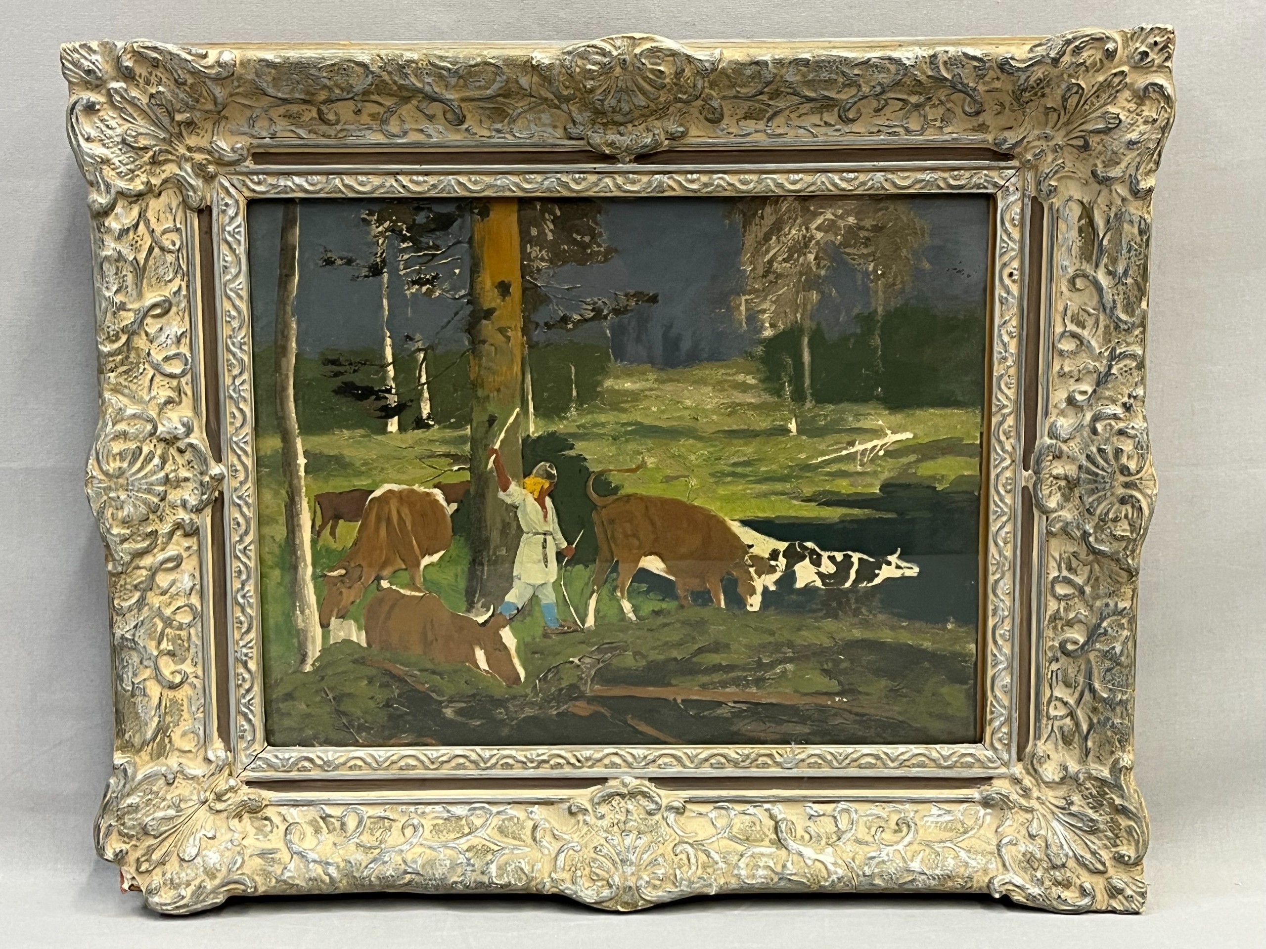 Signeerattu maalaus - Huutokauppa Ekman