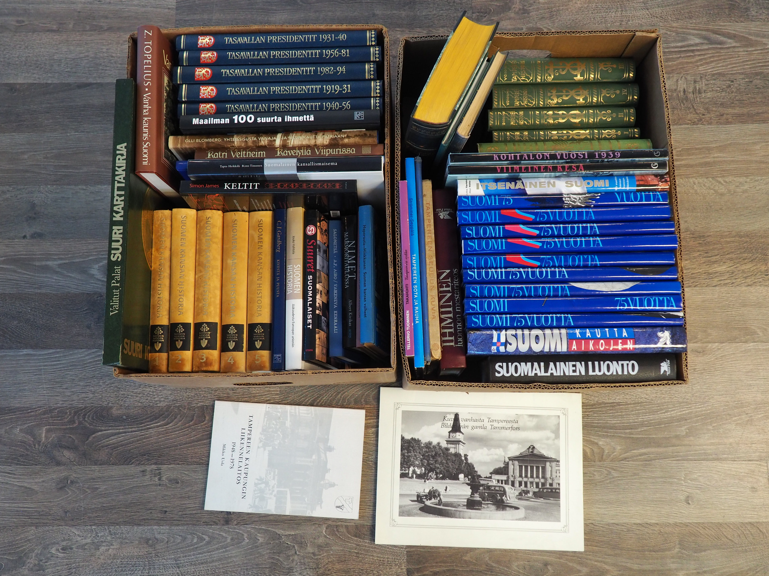 Suomen historia ym. kirjat