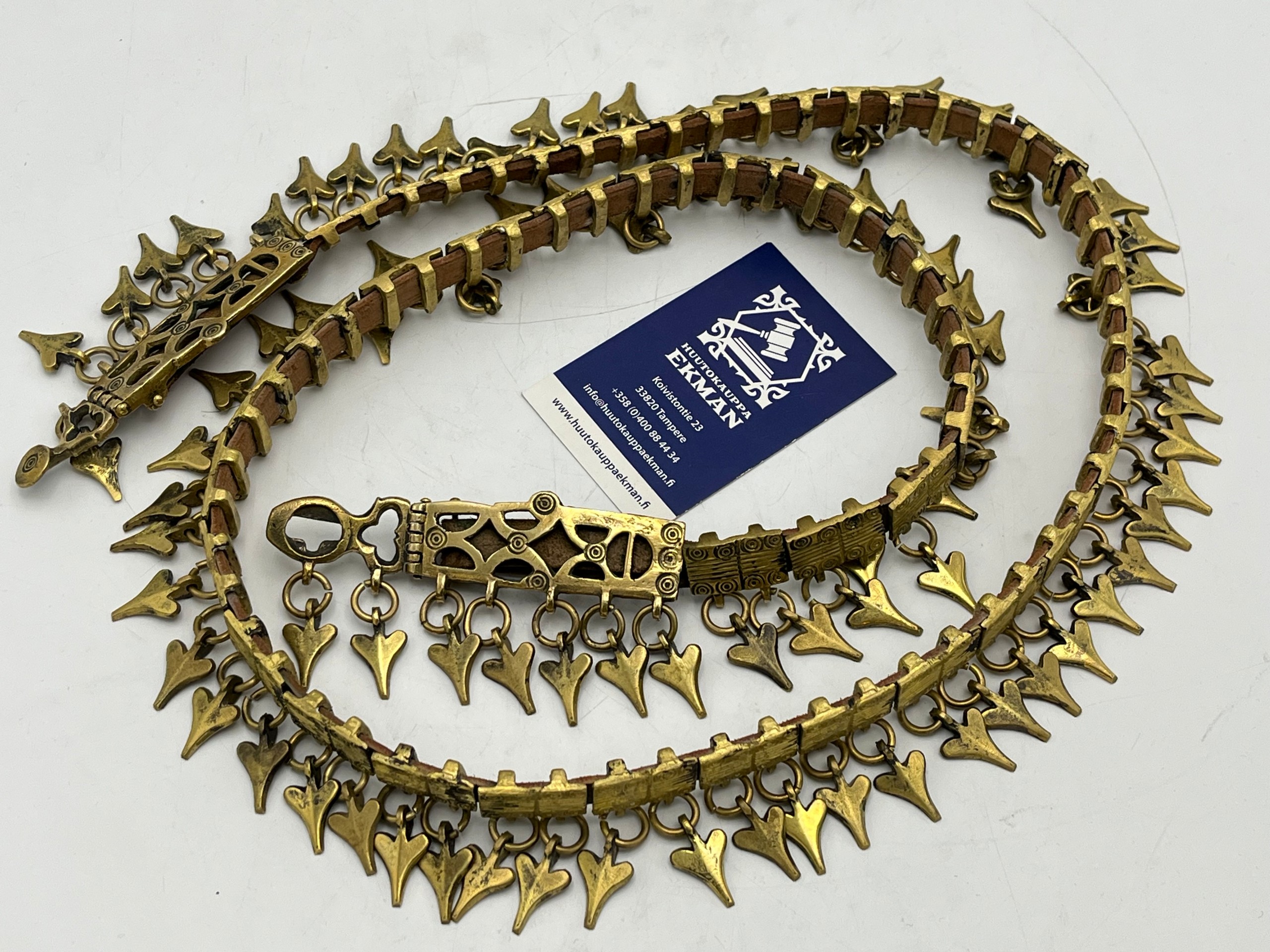 Pohjalaismiehen juhlavyö - Huutokauppa Ekman