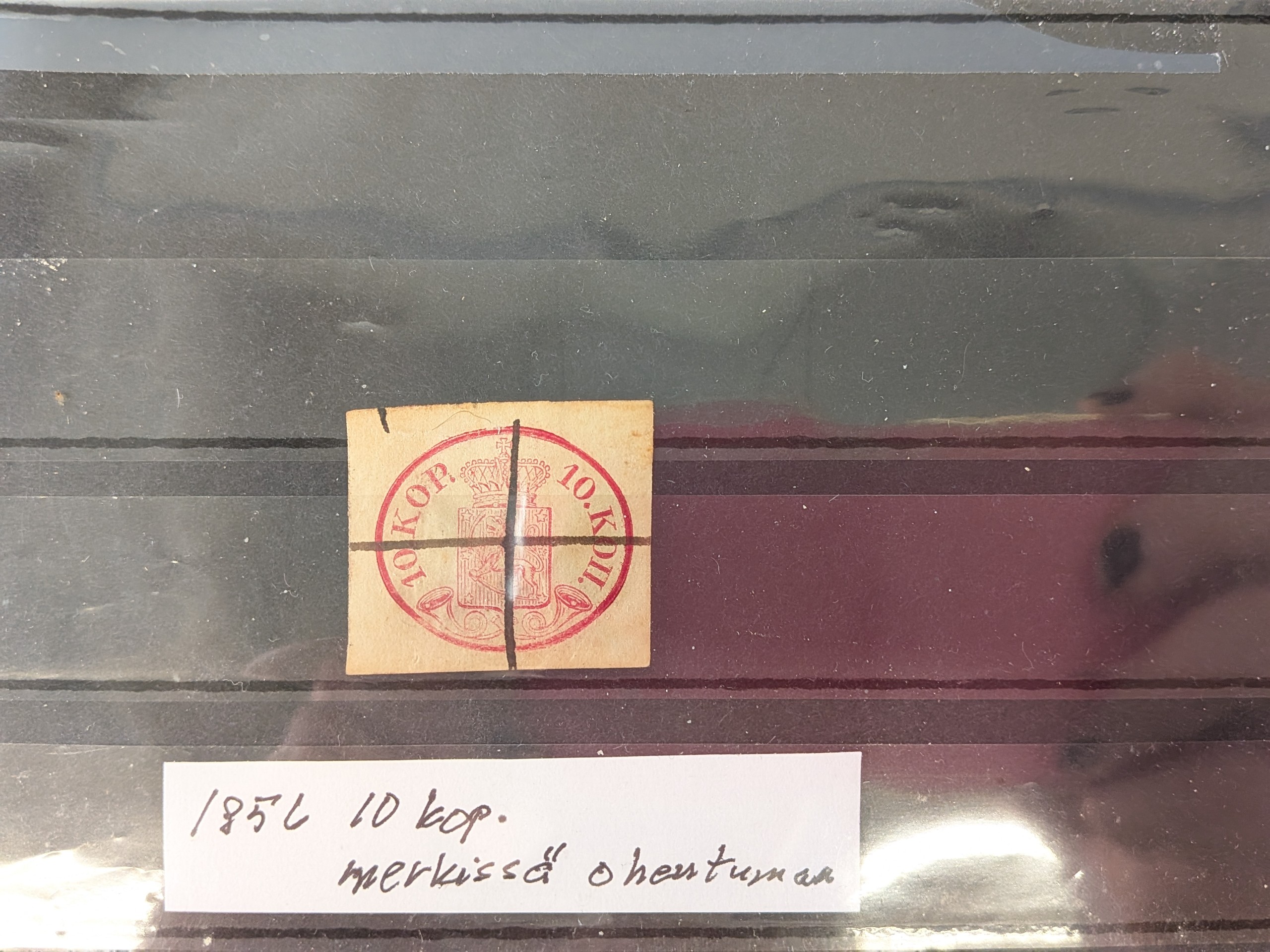 Postimerkki - Huutokauppa Ekman