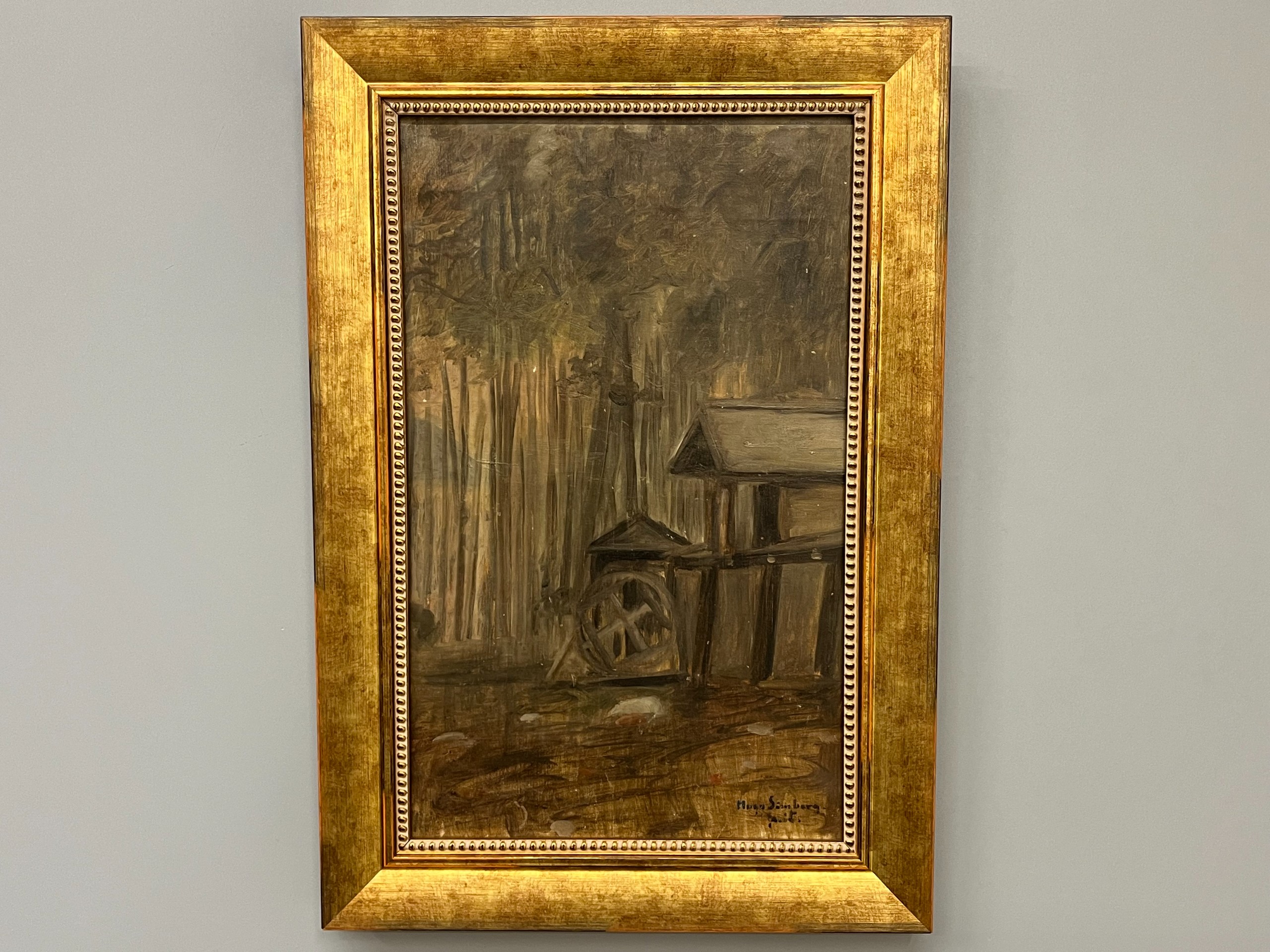 Hugo Simberg - Huutokauppa Ekman