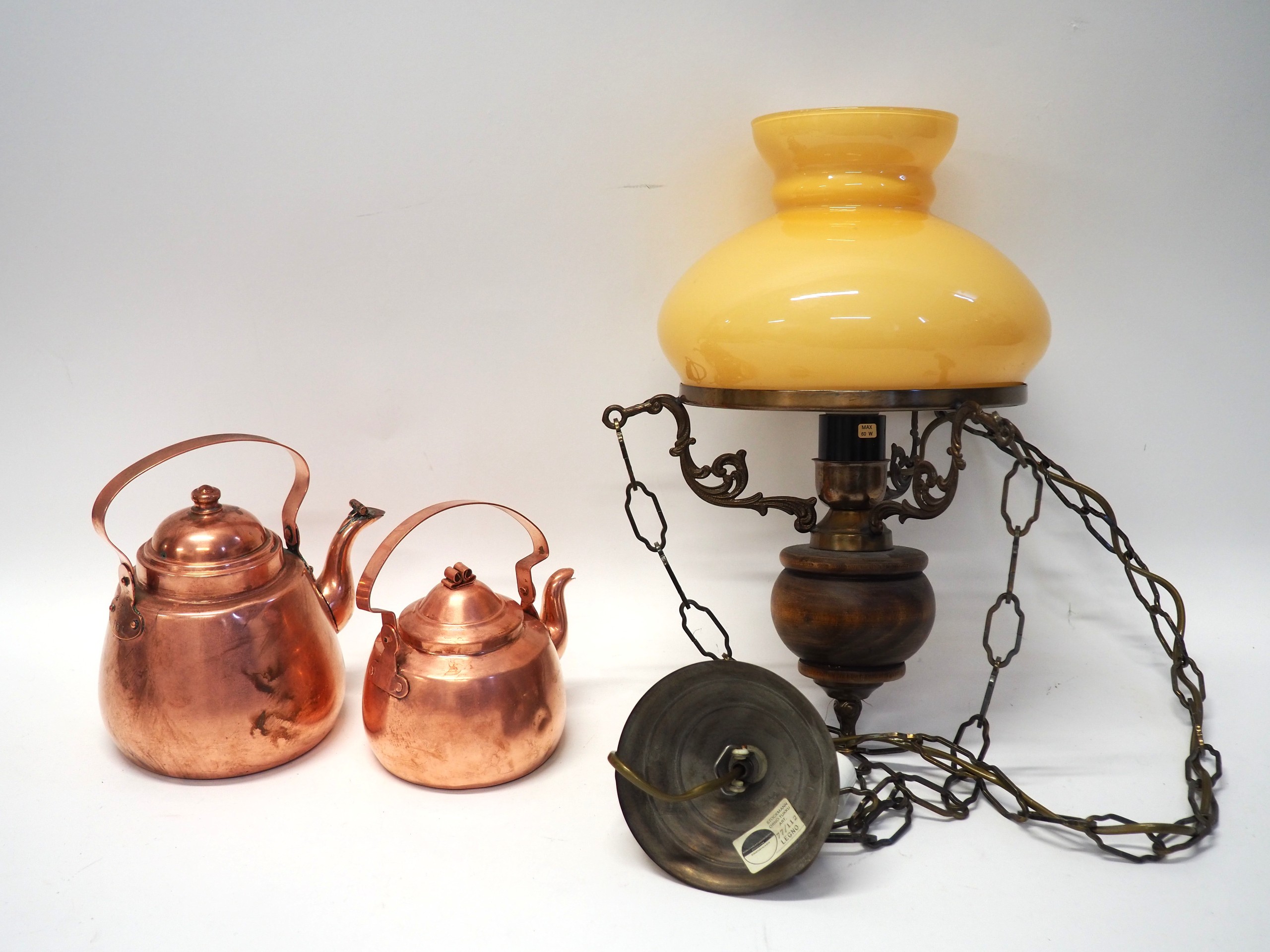 Kahvipannut ja öljylamppu - Huutokauppa Ekman