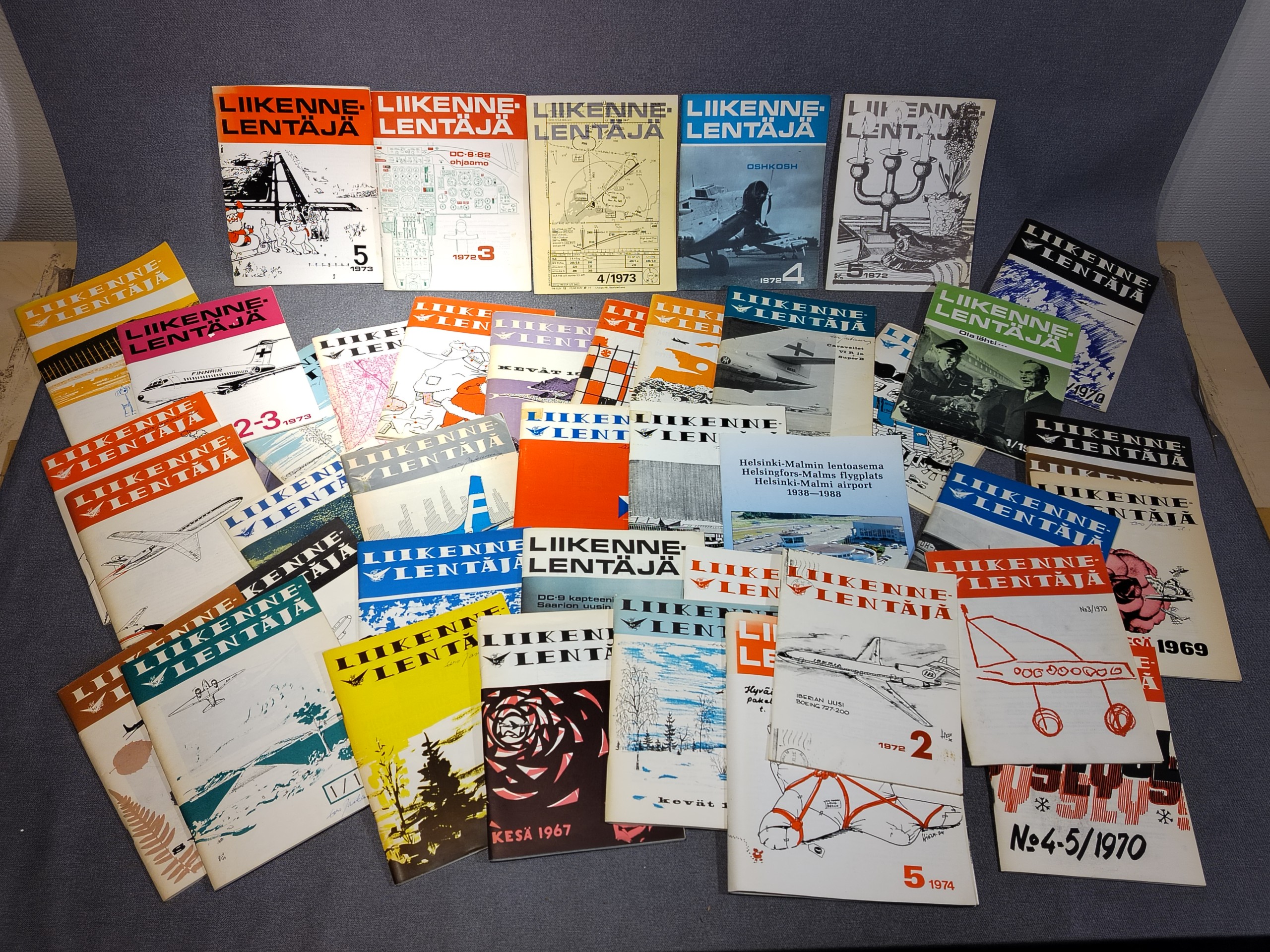 Liikennelentäjälehdet - Huutokauppa Ekman