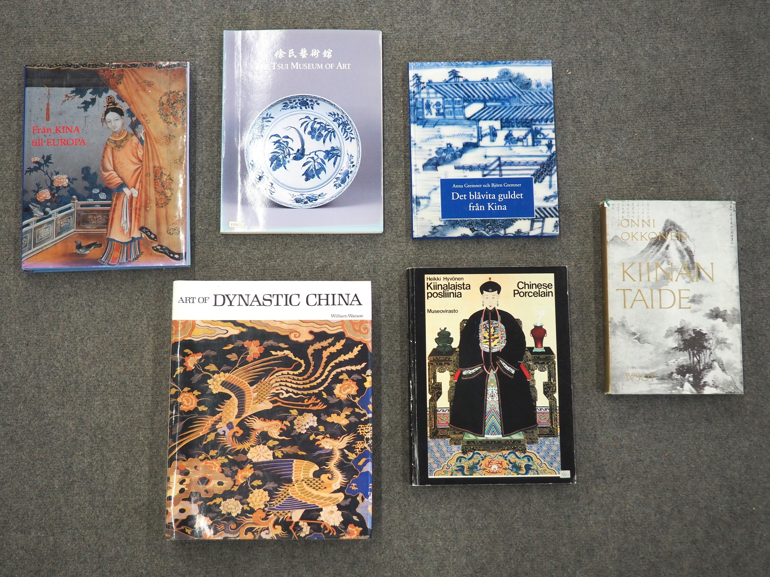 Kiinalainen posliini ym. kirjat - Huutokauppa Ekman