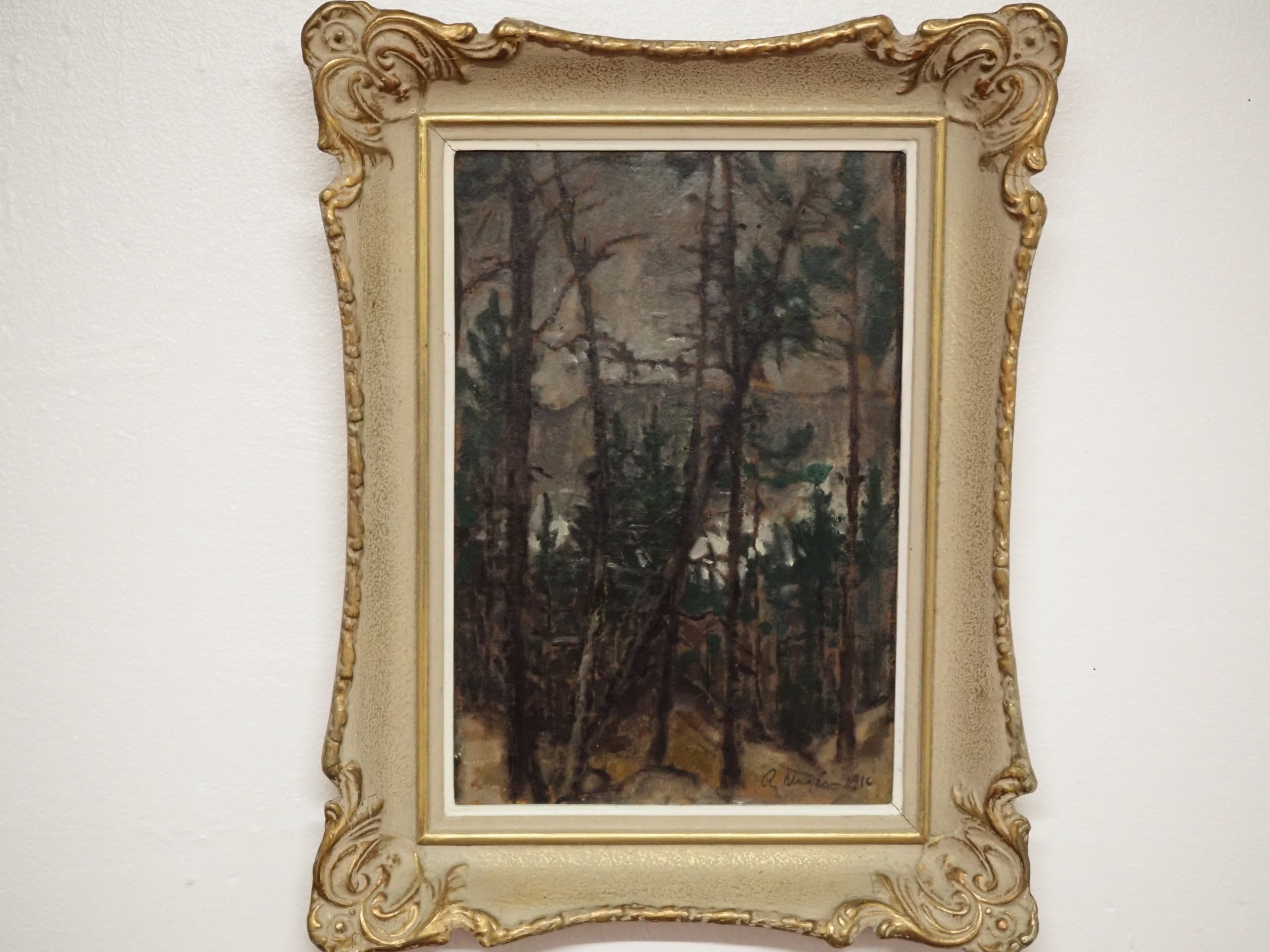 Maalaus - Huutokauppa Ekman