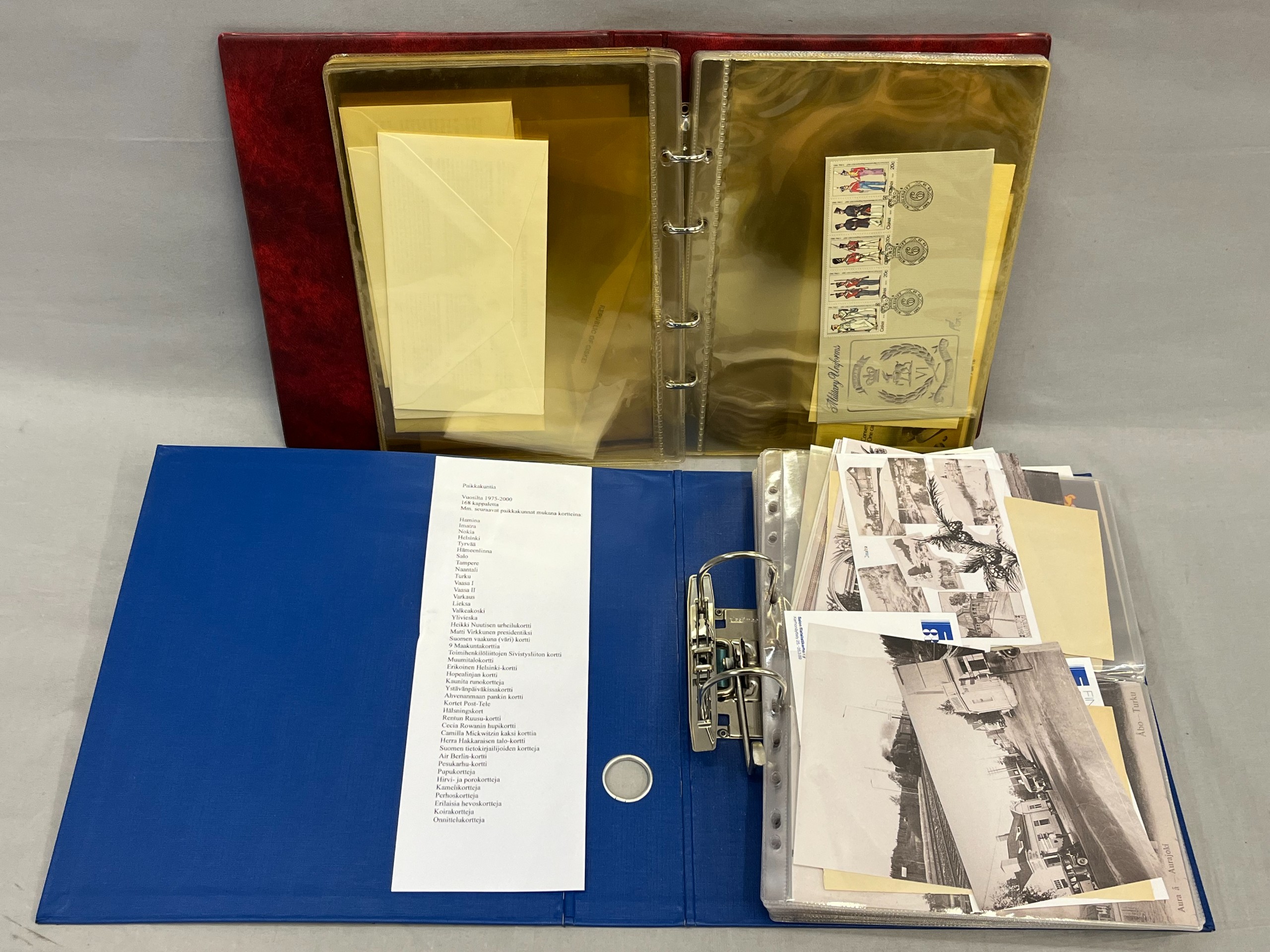 FDC-kansio, postikorttikansio ym - Huutokauppa Ekman