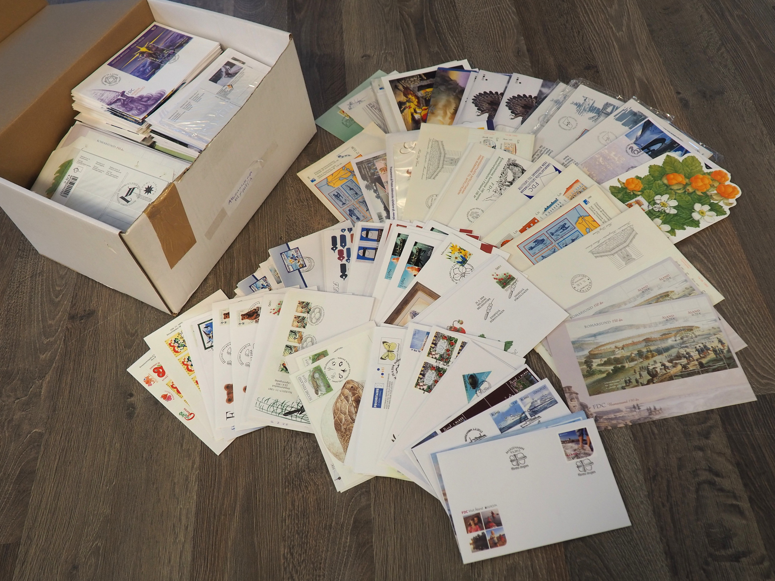 Suomi ja Ahvenanmaa FDC-kuoret