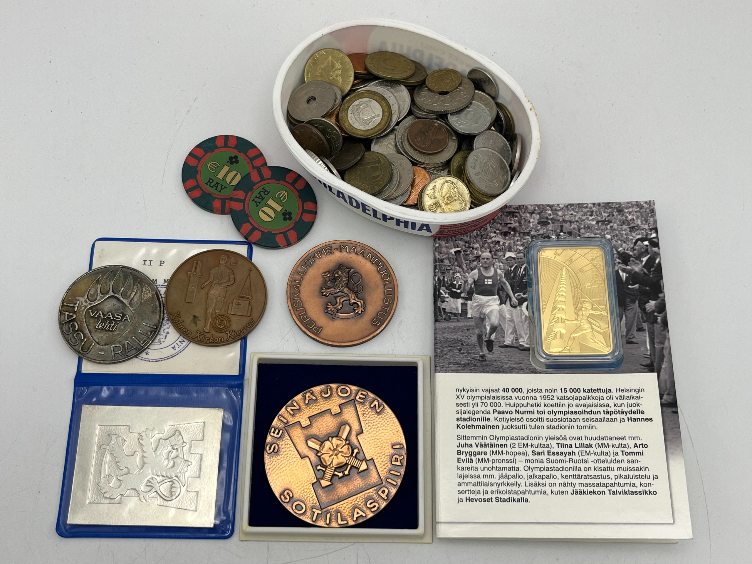 Moneta, mitalit, kolikot - Huutokauppa Ekman