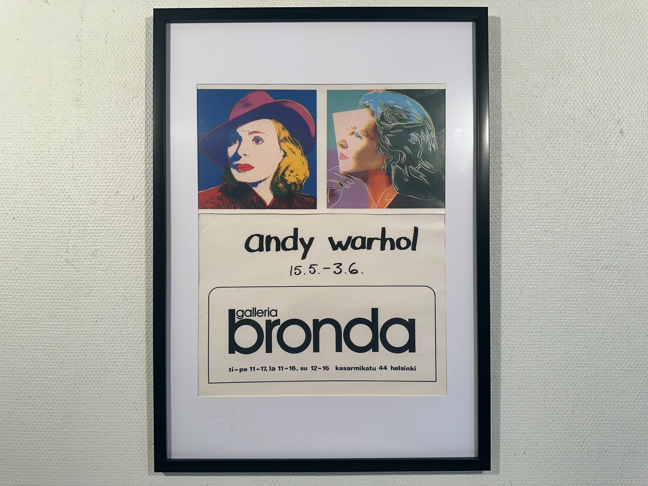 Näyttelyjuliste - Huutokauppa Ekman