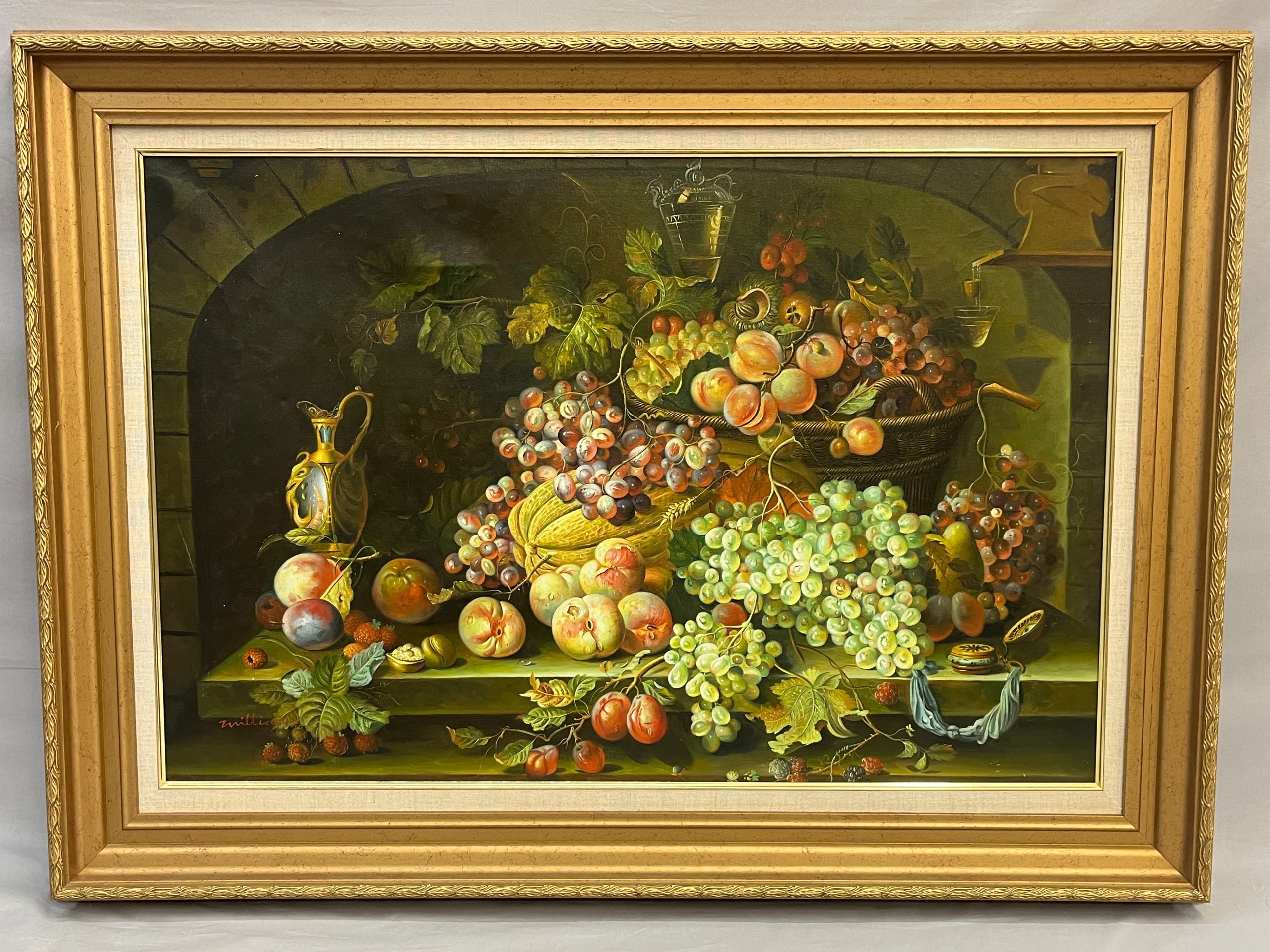 Signeerattu maalaus - Huutokauppa Ekman