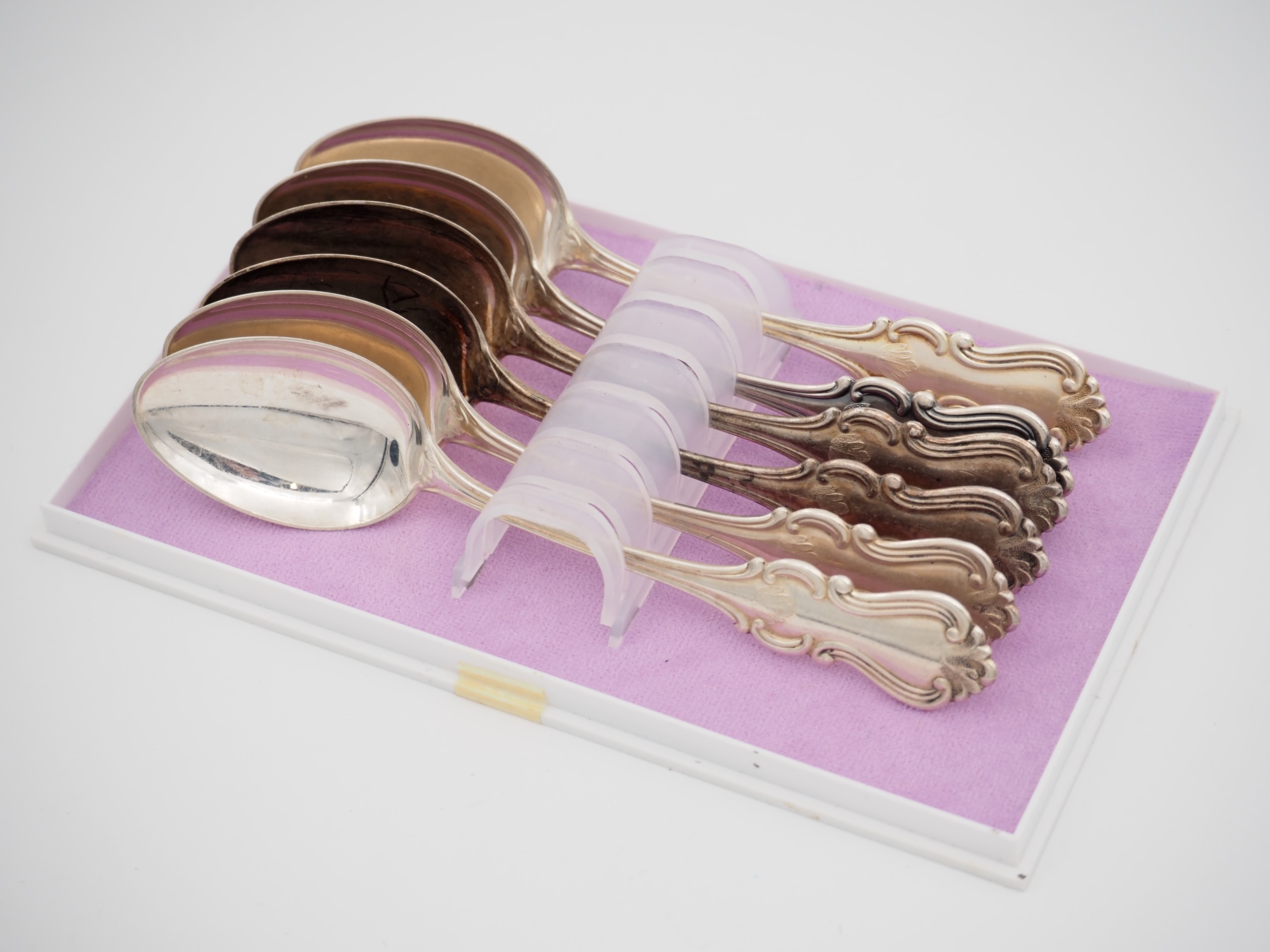 Romantiikka hopea kahvilusikat - Huutokauppa Ekman