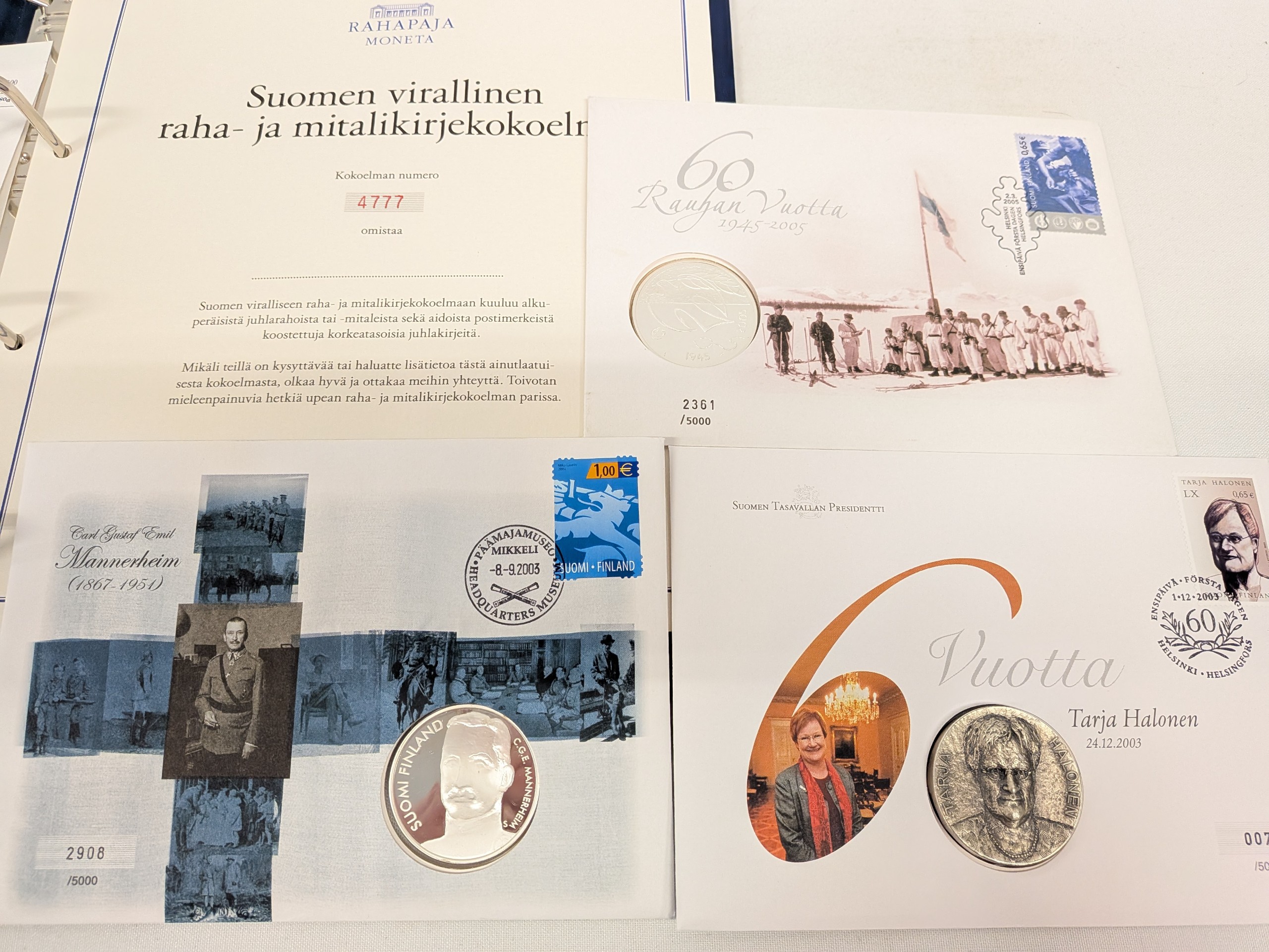 Moneta hopeakolikot - Huutokauppa Ekman