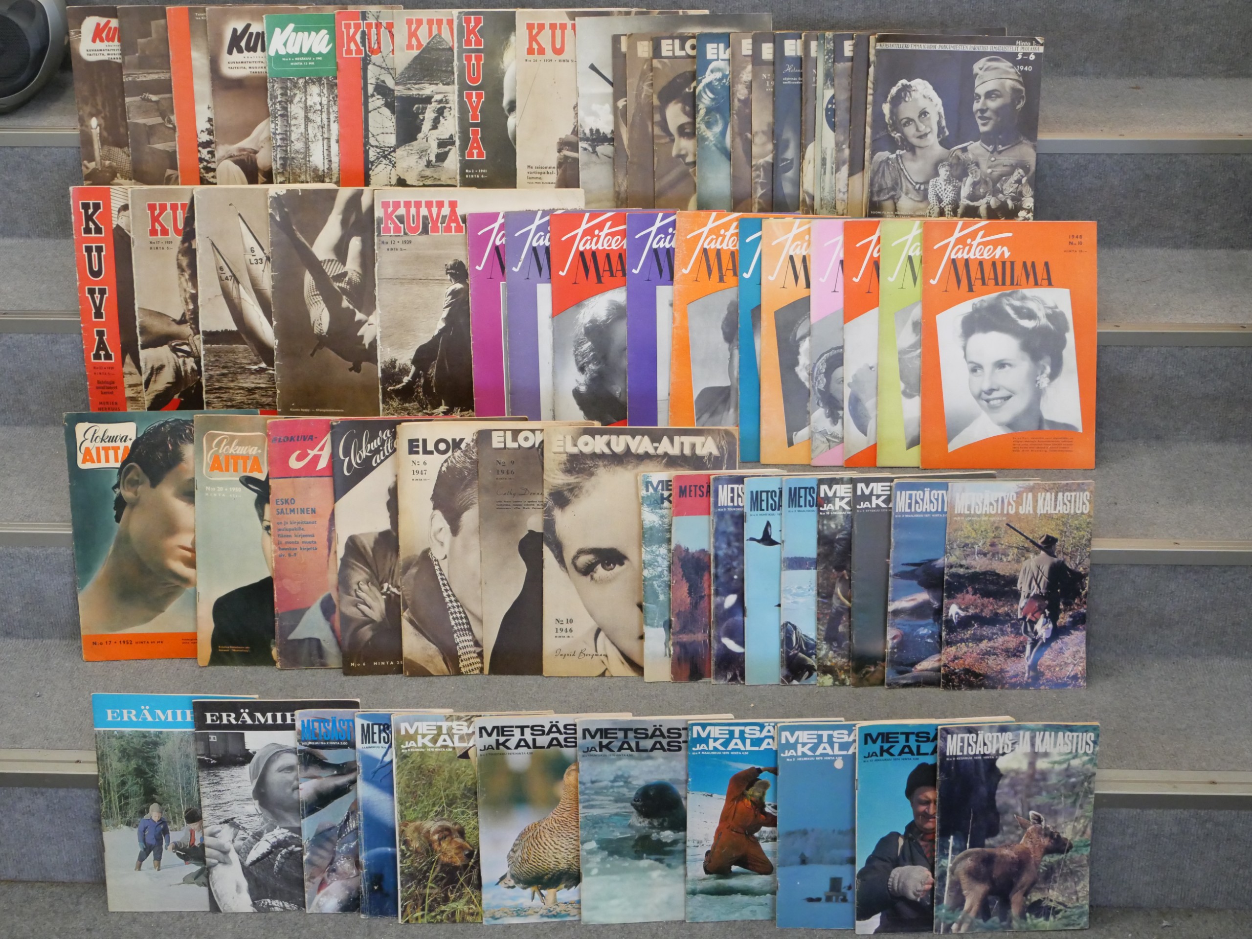 Kuva-lehdet ym. - Huutokauppa Ekman