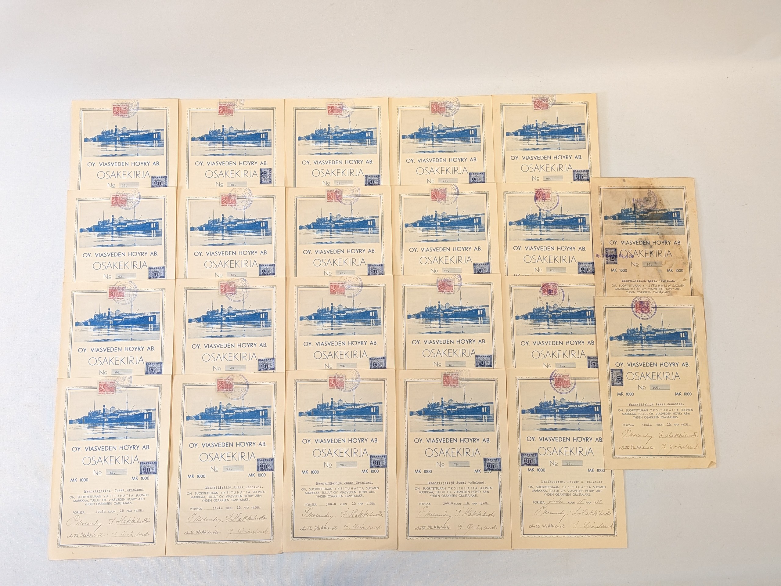 Osakekirjat - Huutokauppa Ekman