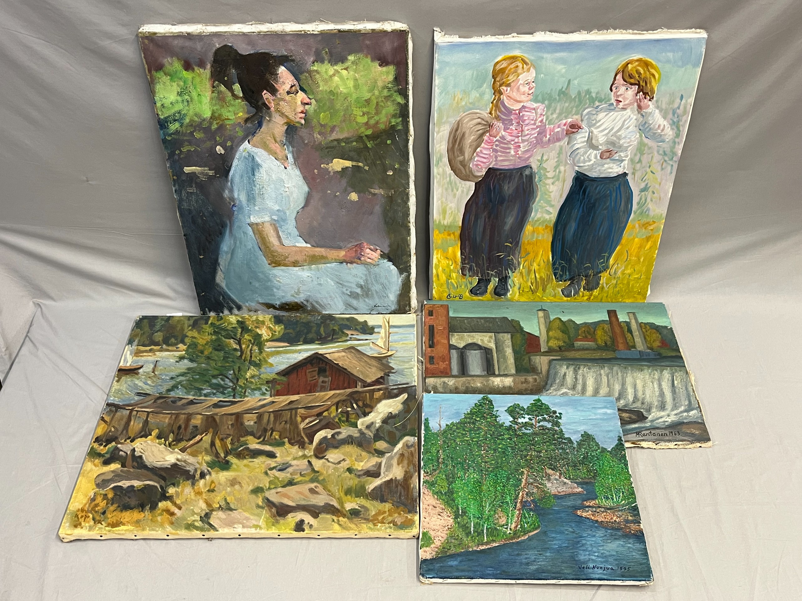 Öljyvärimaalaukset - Huutokauppa Ekman