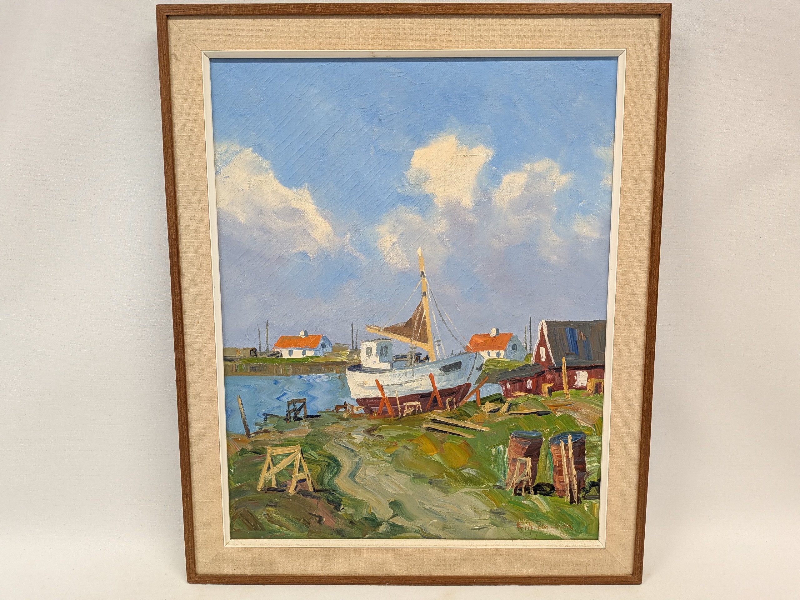 Maalaus - Huutokauppa Ekman