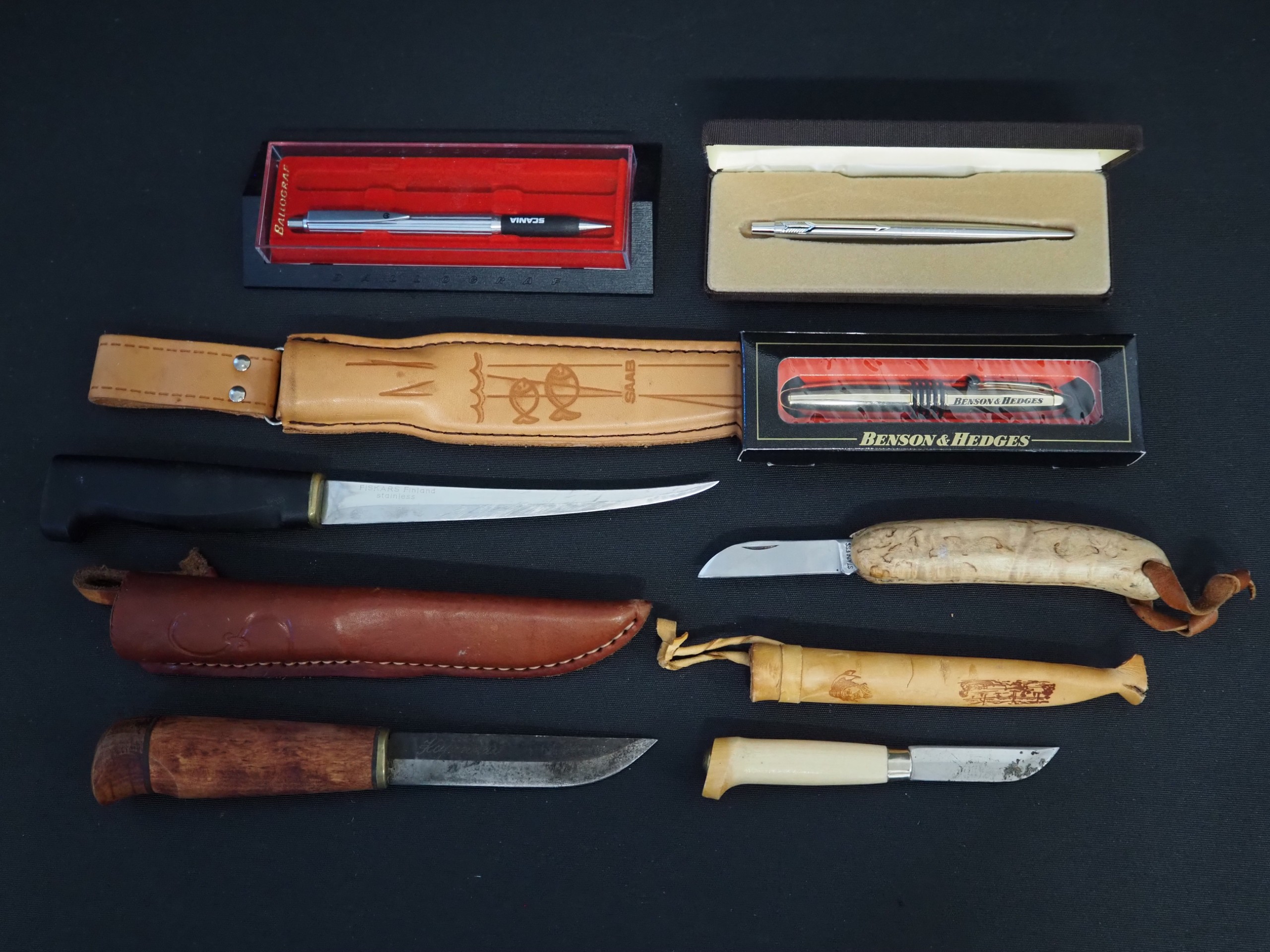 Puukot ja kynät - Huutokauppa Ekman