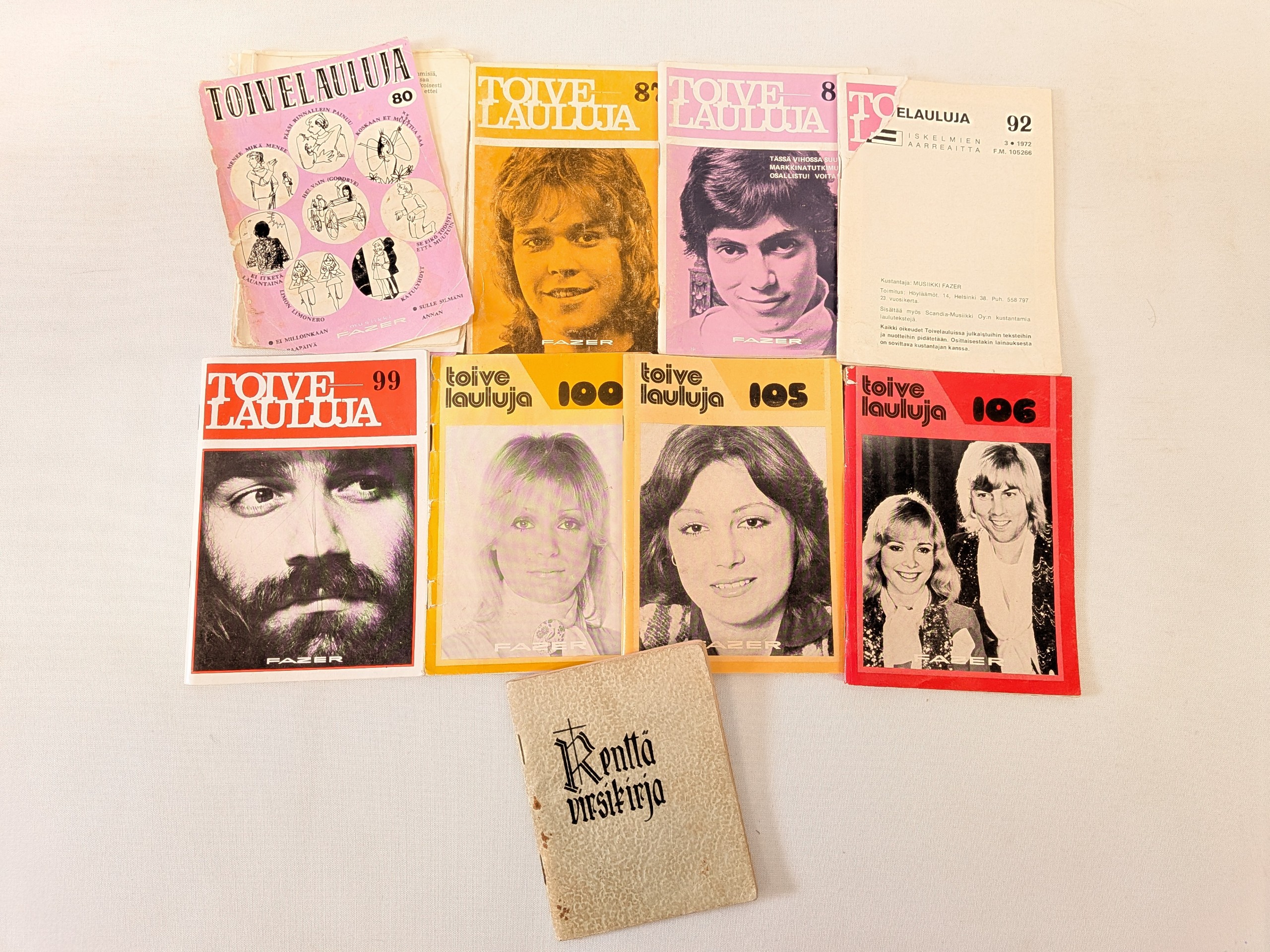 Toivelaulut, virsikirja - Huutokauppa Ekman