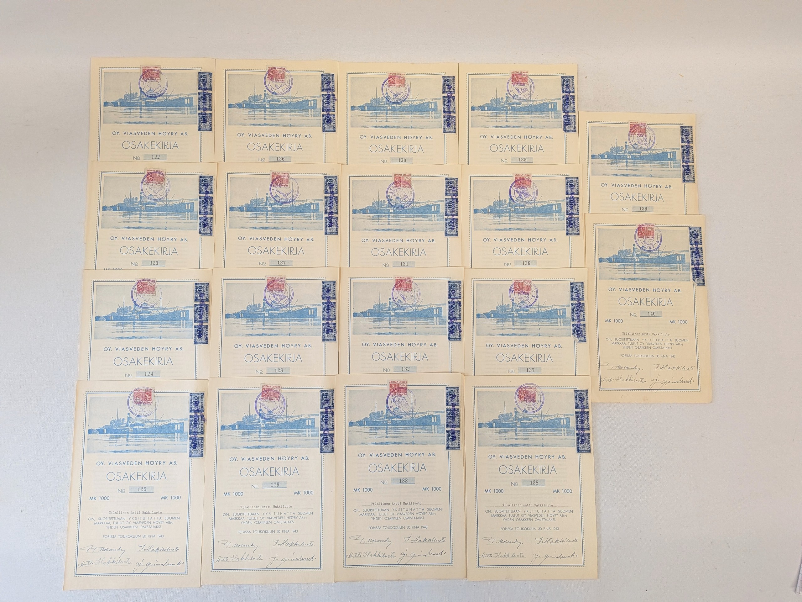 Osakekirjat - Huutokauppa Ekman