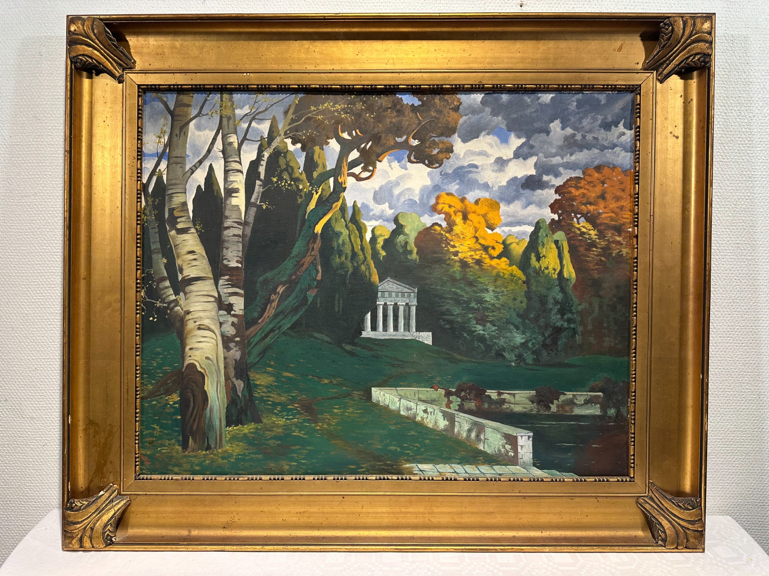 Signeerattu maalaus - Huutokauppa Ekman