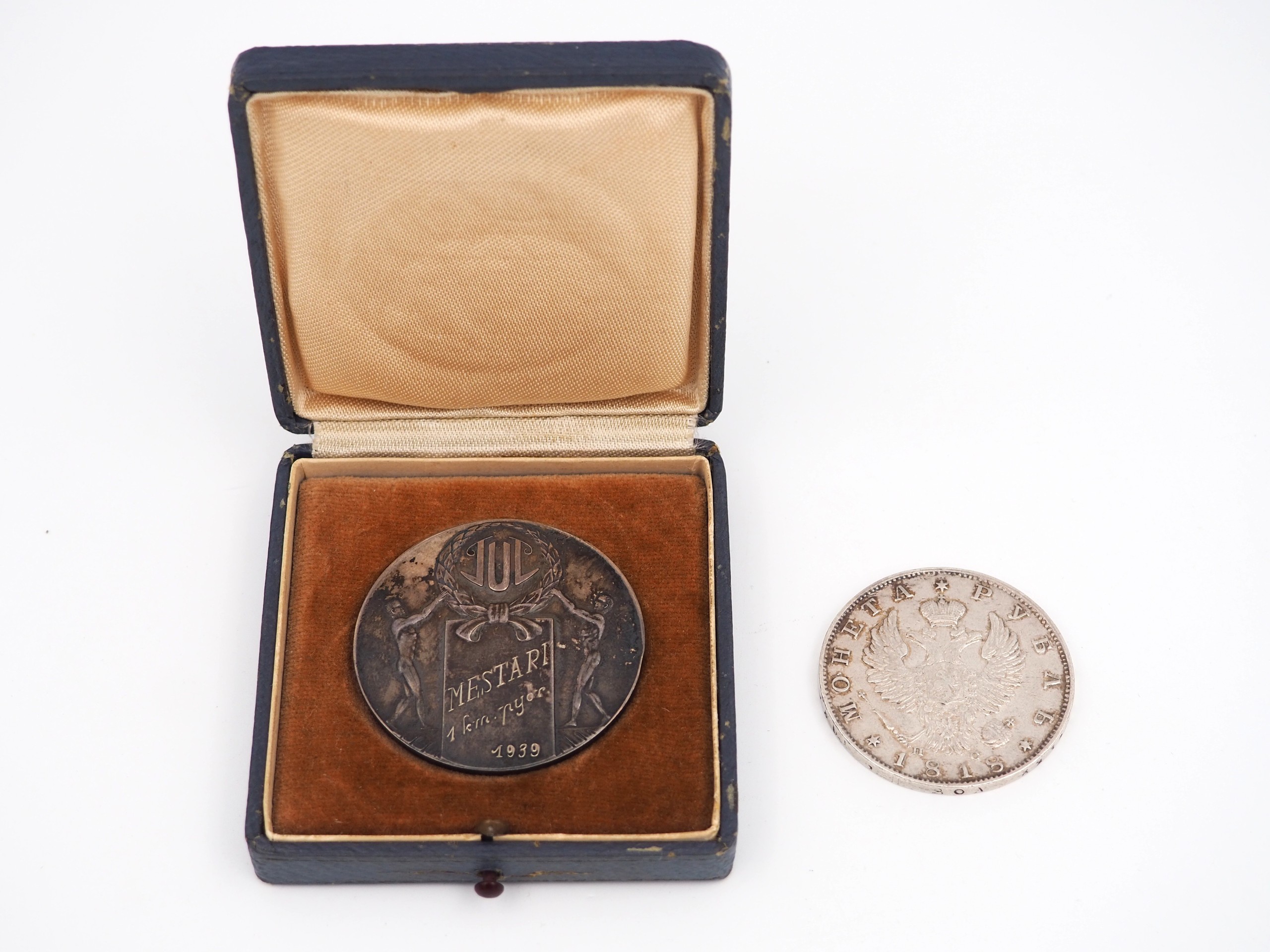 Hopeapalkinto ym. - Huutokauppa Ekman