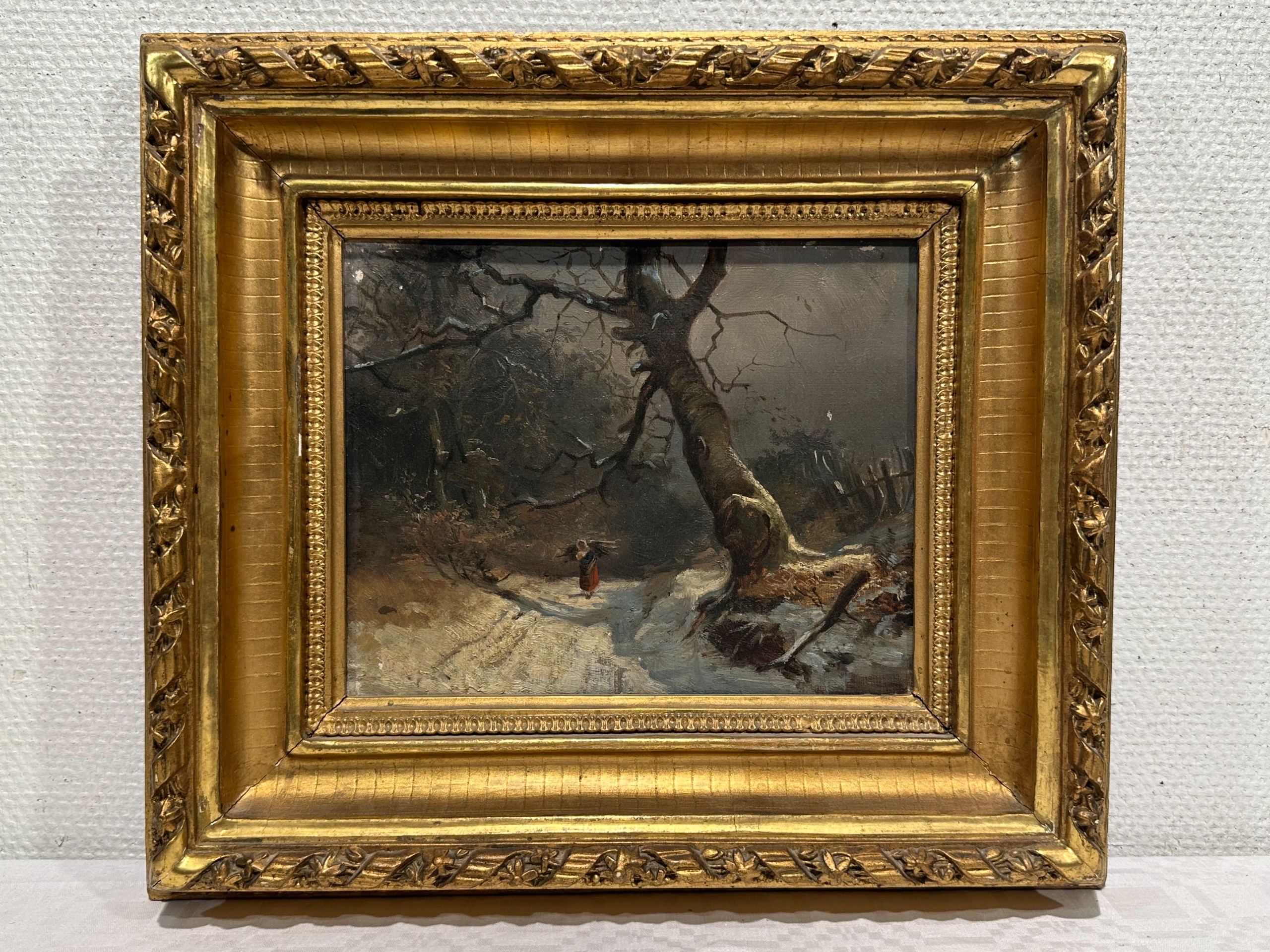 Vanha maalaus - Huutokauppa Ekman