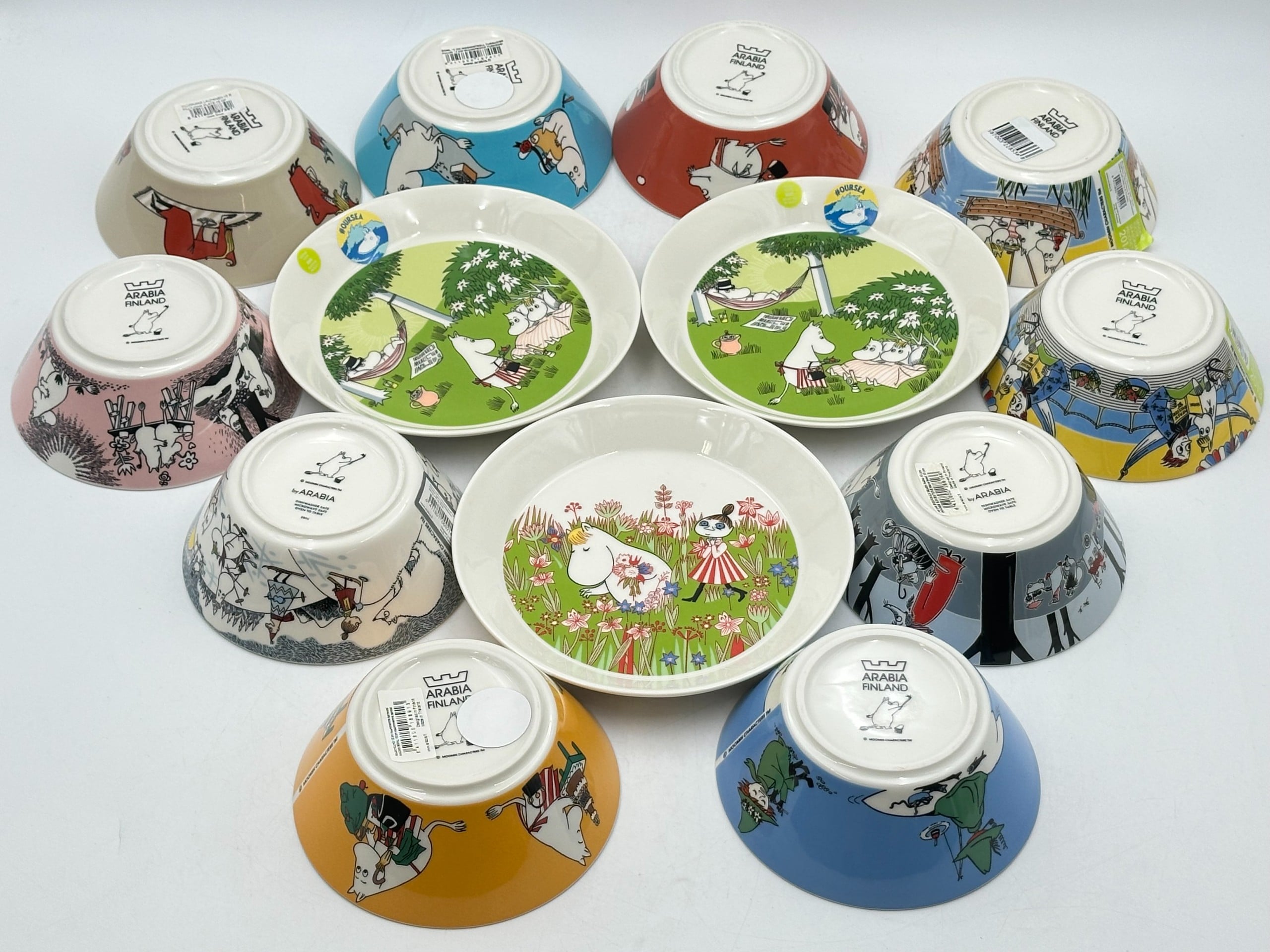 Muumilautaset ja kulhot - Huutokauppa Ekman