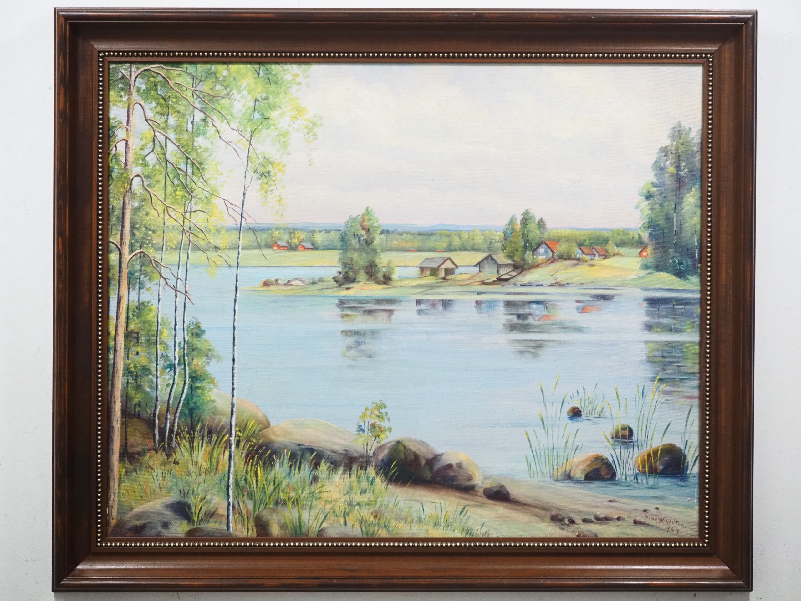 Signeerattu maalaus - Huutokauppa Ekman