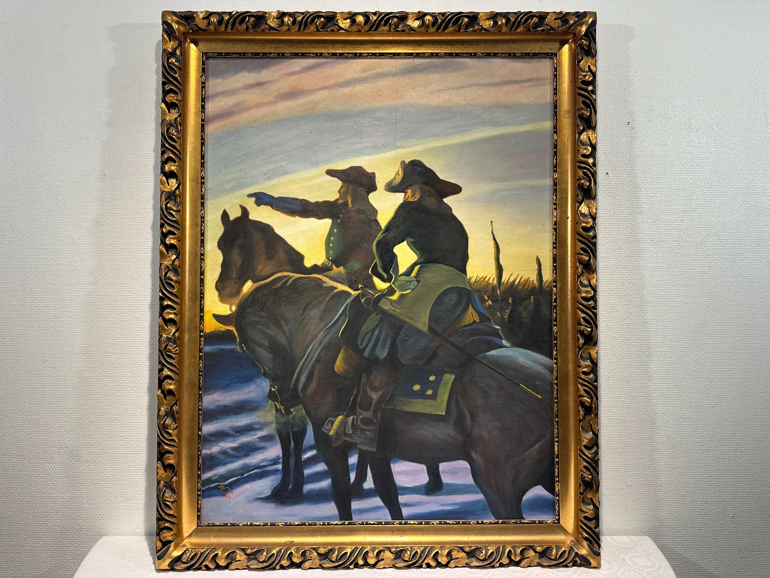 Signeerattu maalaus - Huutokauppa Ekman