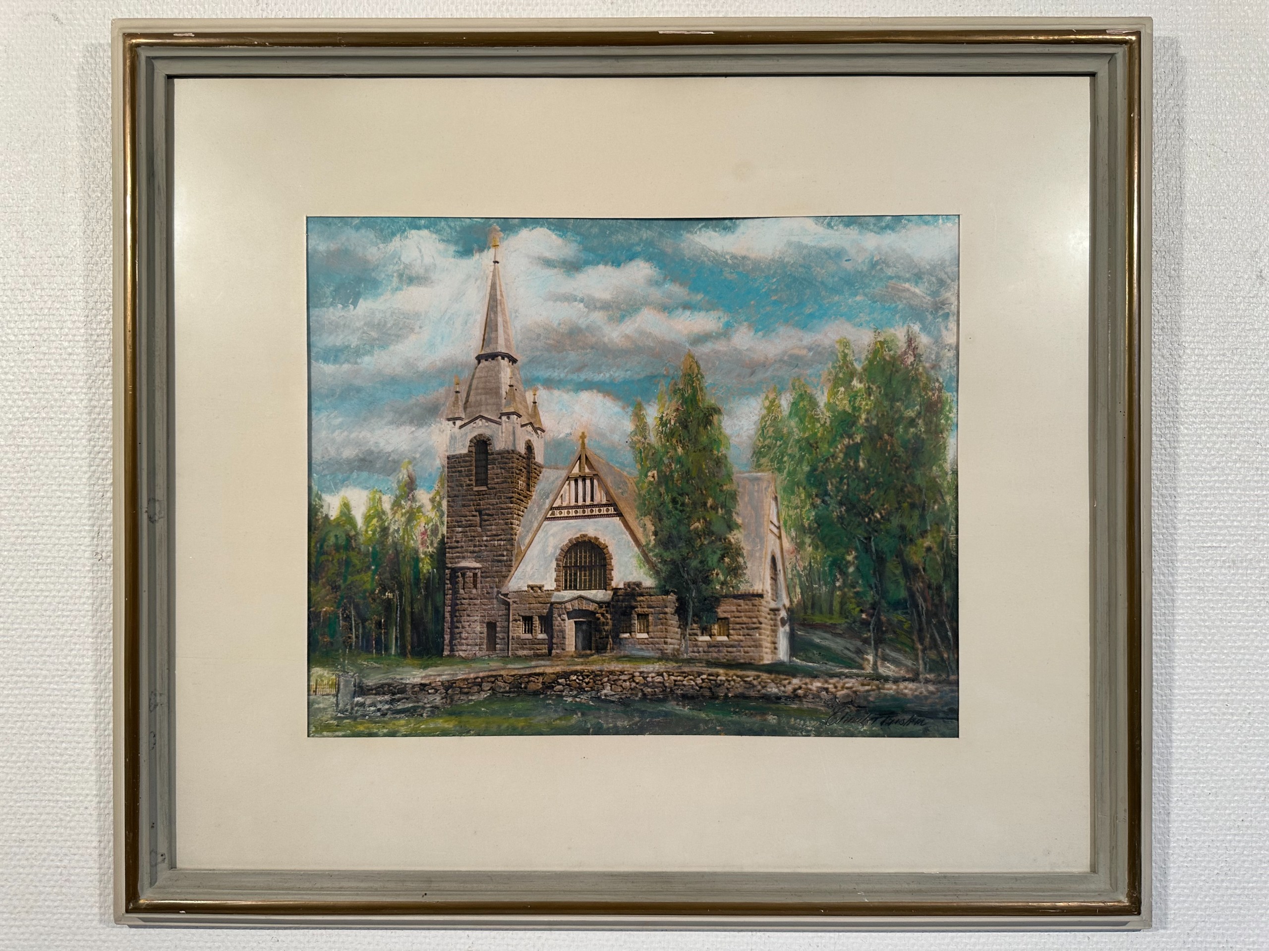 Signeerattu taulu - Huutokauppa Ekman