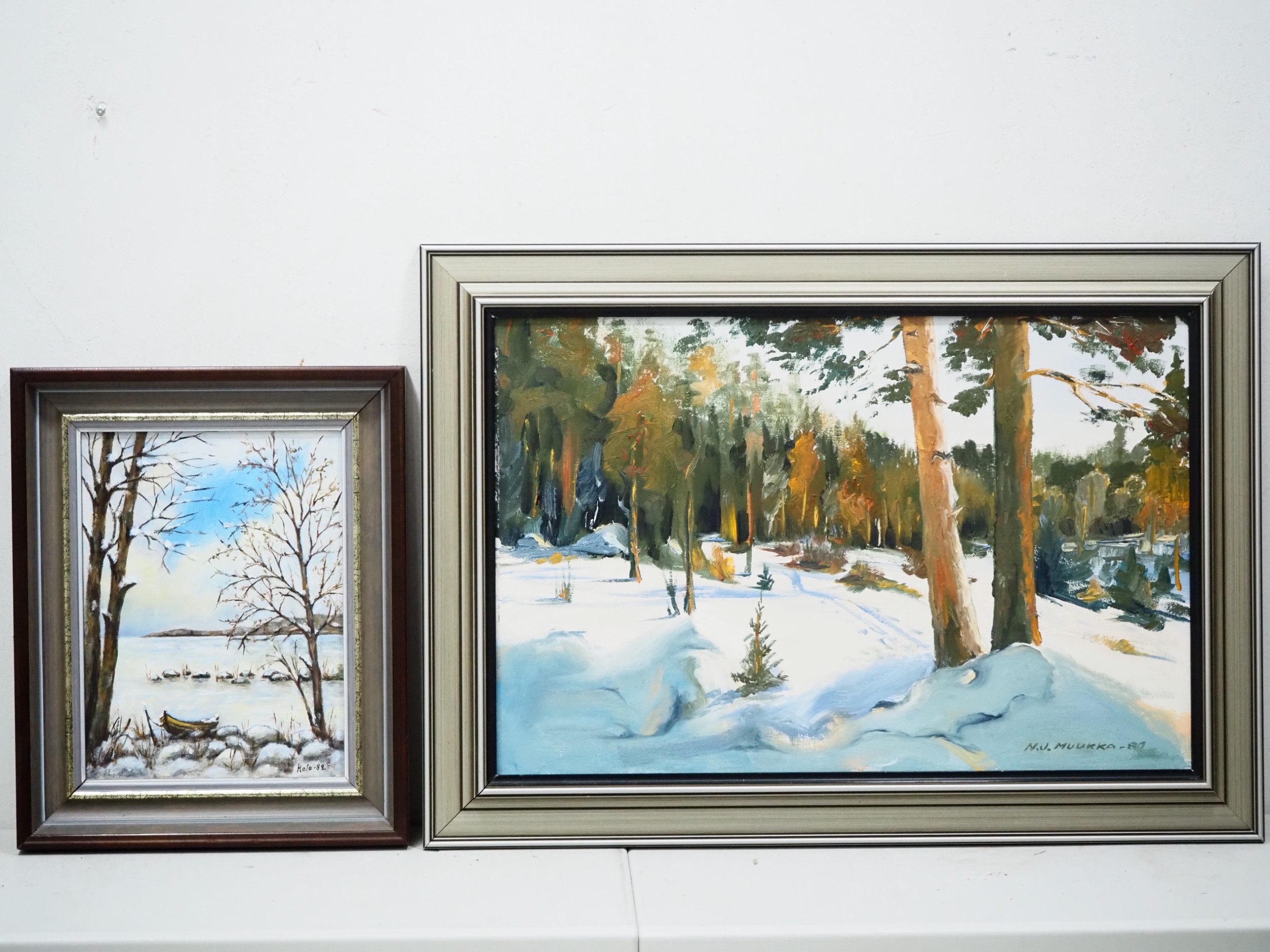 Kaksi taulua - Huutokauppa Ekman