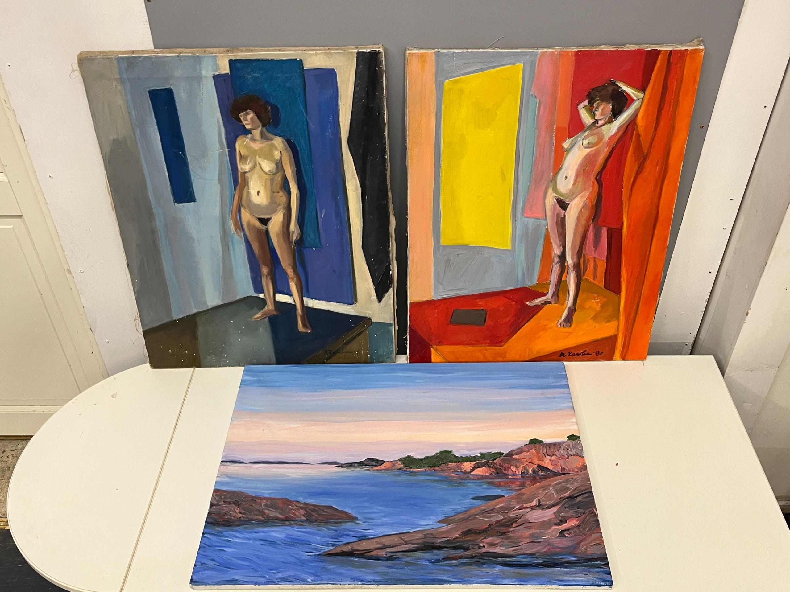 Öljyvärimaalaukset - Huutokauppa Ekman