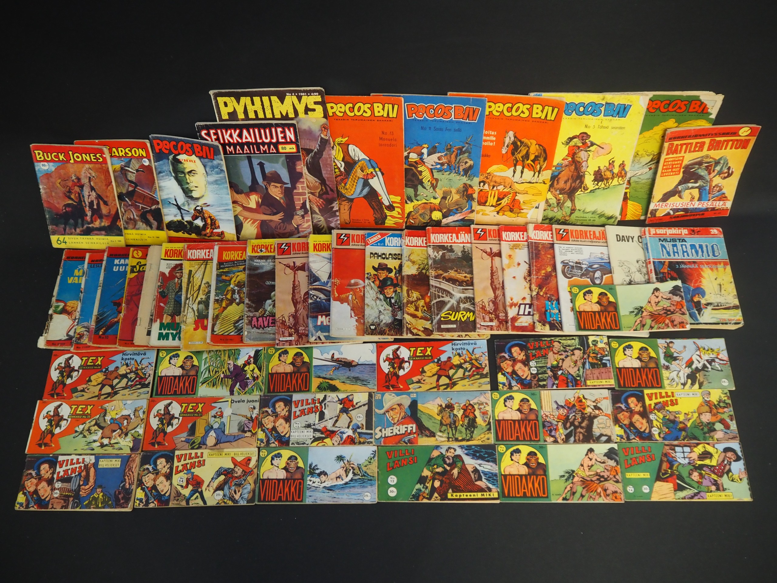 Viidakko, Villi länsi ym. - Huutokauppa Ekman